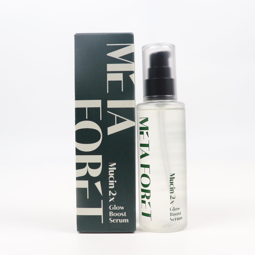 METAFORET Vegan Mucin 2x Boost Serum 3.38oz (100ml) - Day & Night Face Moisturizer for Dry, Sensitive & Acne-Prone Skin | Hydrating, Nourishing & Anti-Aging Formula | Perfect for Daily Skincare Routine & Post-Treatment Care