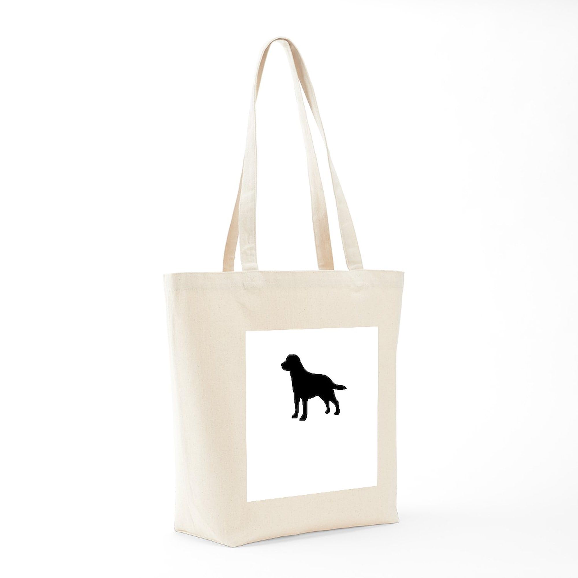 Labrador Retriever Tote Bag - Natural Canvas Reusable Shopping Bag for Groceries, Beach & Everyday Use | Dog Lover Gift