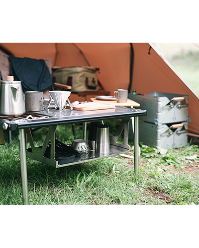 Shallow IGT Hanging Shelf - Lightweight Aluminum Storage Solution for Camping, Outdoor Kitchen & BBQ Accessories | Perfect for Picnics, Tailgating & Backpacking Trips