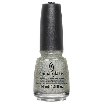 China Glaze Fairy Dust Nail Polish - 0.5 oz (70563) - Holographic Glitter Top Coat for Manicures & Pedicures - Perfect for Parties, Weddings & Special Occasions