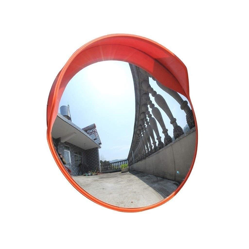 45-120CM Shatterproof Convex Car Mirror - Wide Angle Blind Spot Safety Mirror for Parking & Traffic (45CM, Black) - Perfect for Driveways, Garages & Tight Parking Spaces