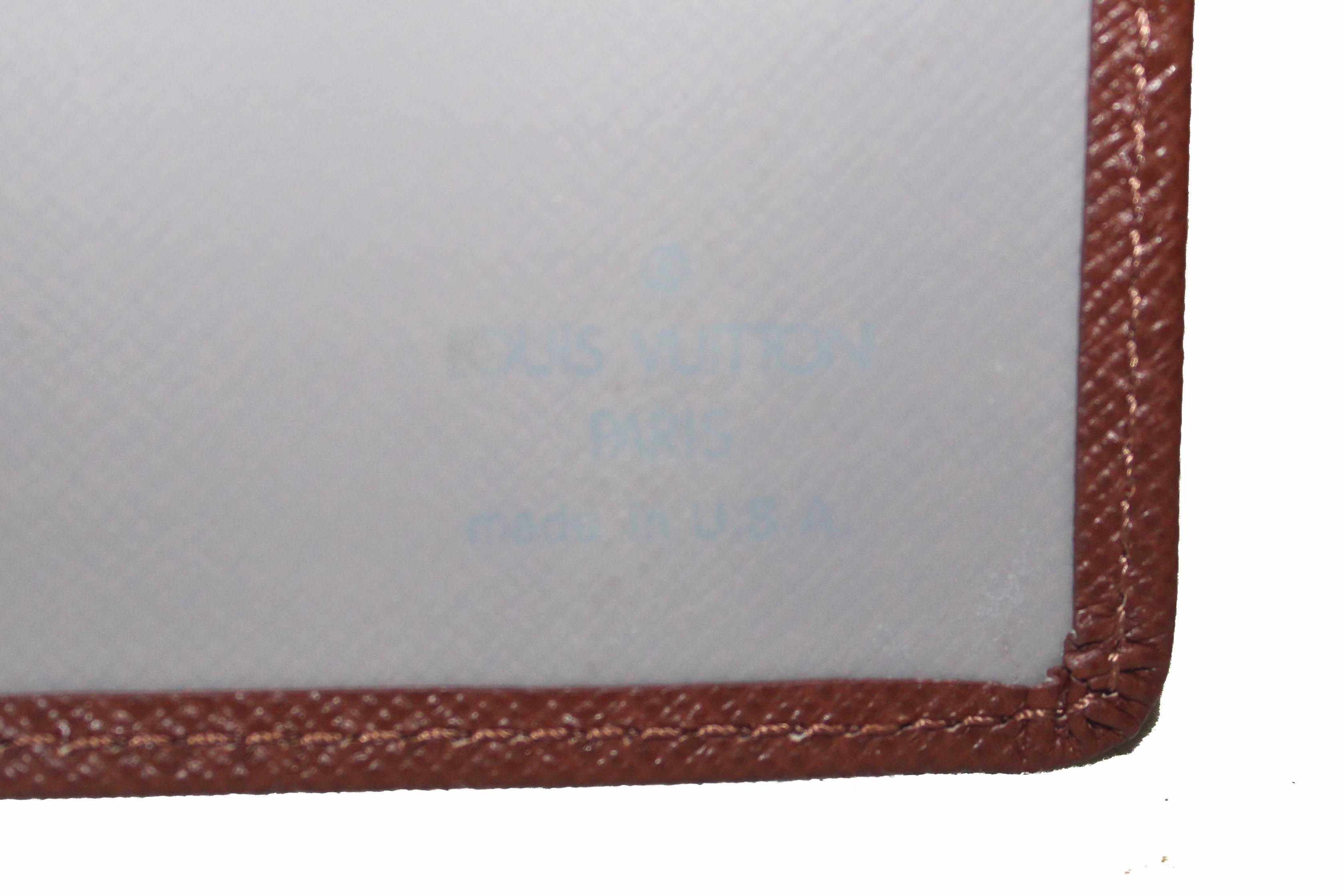 Authentic Louis Vuitton Taiga Leather Card Holder - Slim RFID Blocking ID & Credit Card Case Wallet for Men - Perfect for Business Travel & Everyday Use