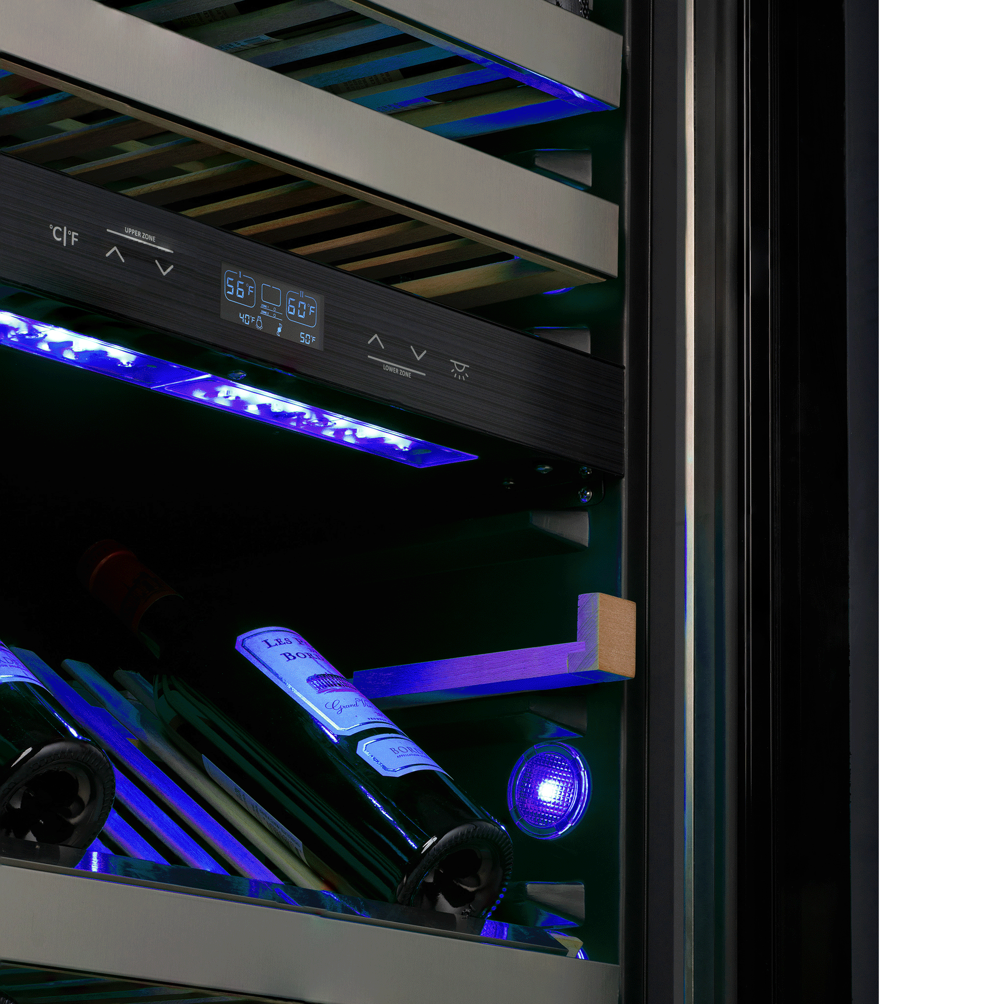 Newair® ESTATE 160 Bottle Freestanding Stainless Steel Wine Cooler Refrigerator - Perfect for Home Bars, Wine Cellars & Entertaining Spaces