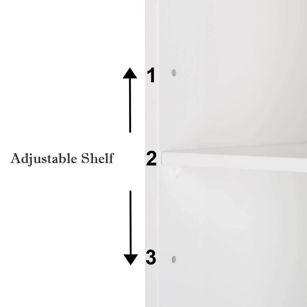 Wall Mounted Medicine Cabinet with Mirror - Bathroom Storage Organizer, White - Perfect for Small Bathrooms & Vanities