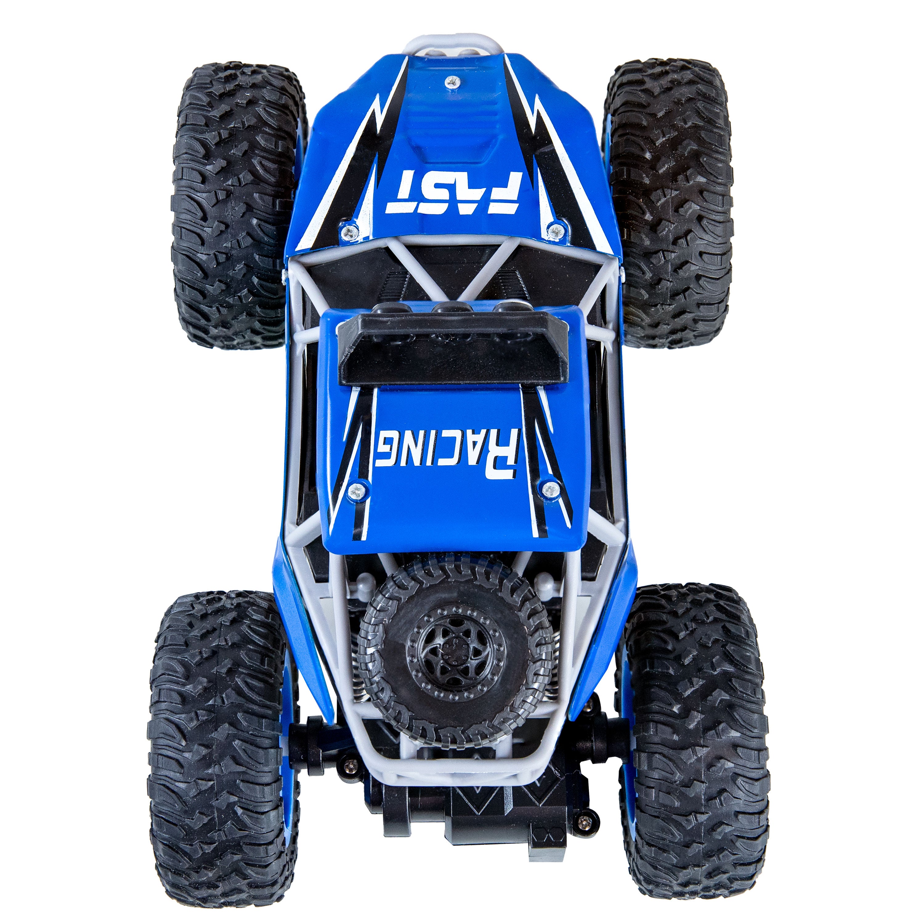 Sunnydaze Monster Truck Remote Control Car for Kids - 2.4GHz Fast RC Stunt Truck with LED Lights, All-Terrain Off-Road Toy - Perfect for Outdoor Play, Backyard Racing & Birthday Gifts