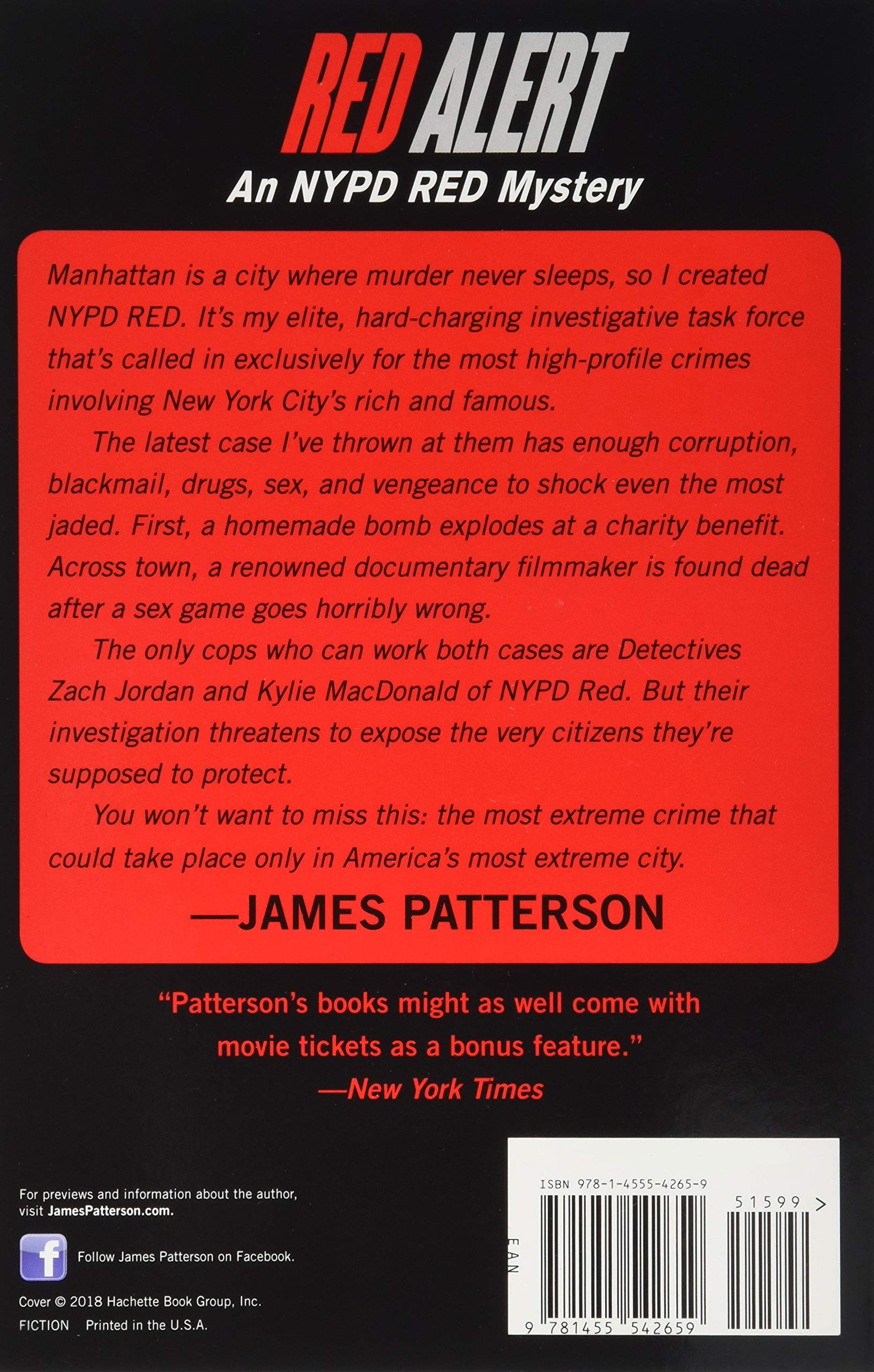 NYPD Red Mystery Book 5: Red Alert - Thriller Crime Novel by James Patterson | Perfect for Mystery Lovers & Crime Fiction Fans