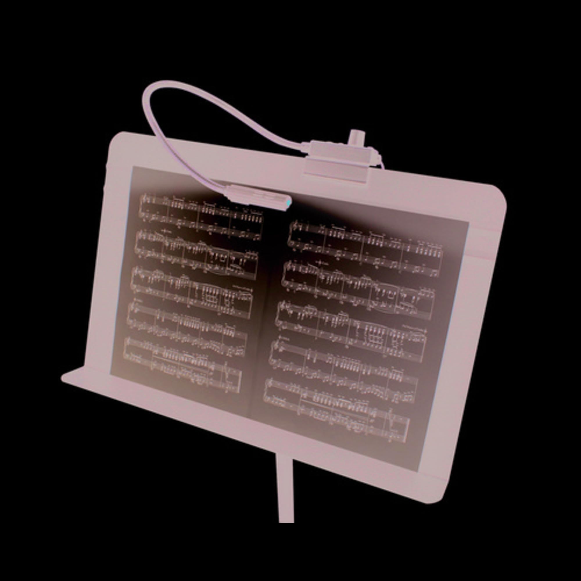 MS-18-HI 18-Inch High Intensity Music Stand Light - Adjustable LED Sheet Music Light for Musicians, Perfect for Piano, Violin, Orchestra & Night Practice