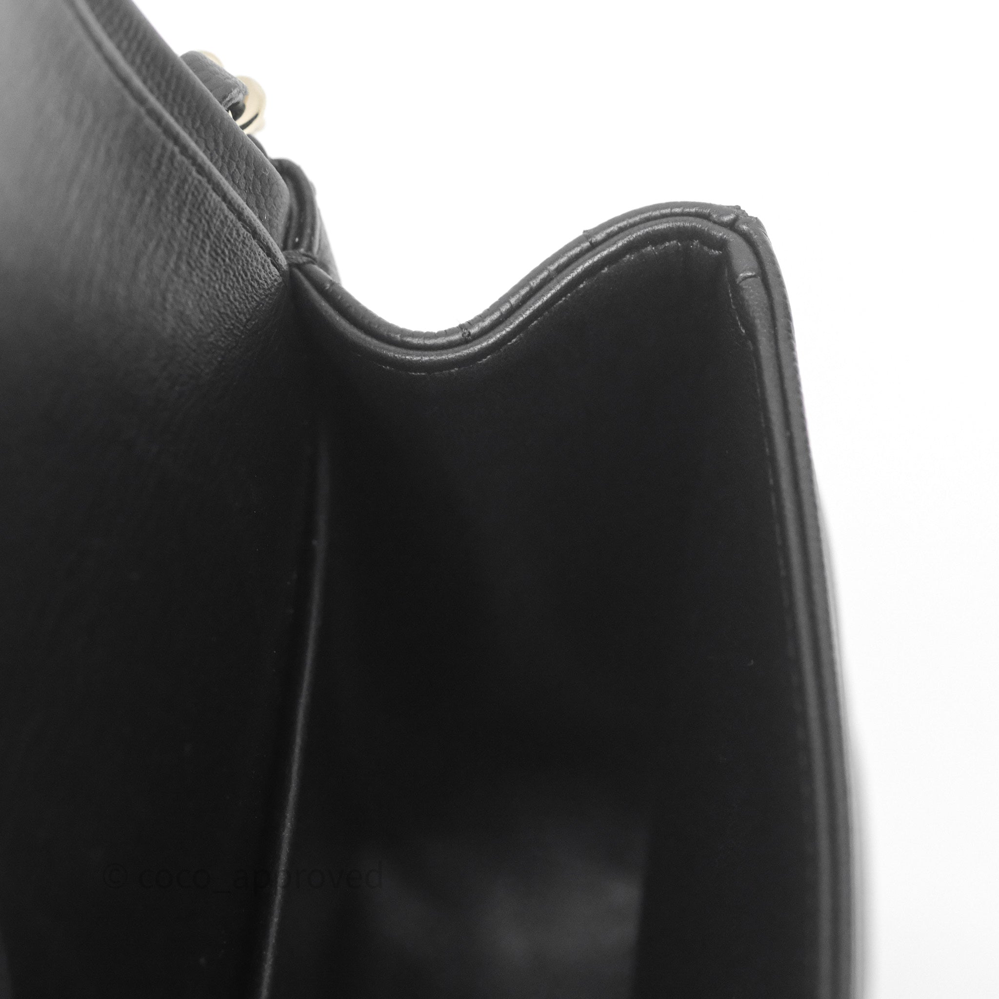 Chanel Classic Medium Flap Bag Chevron Black Caviar Leather with Gold Hardware - Luxury Designer Handbag for Women, Perfect for Work, Evening Events & Special Occasions