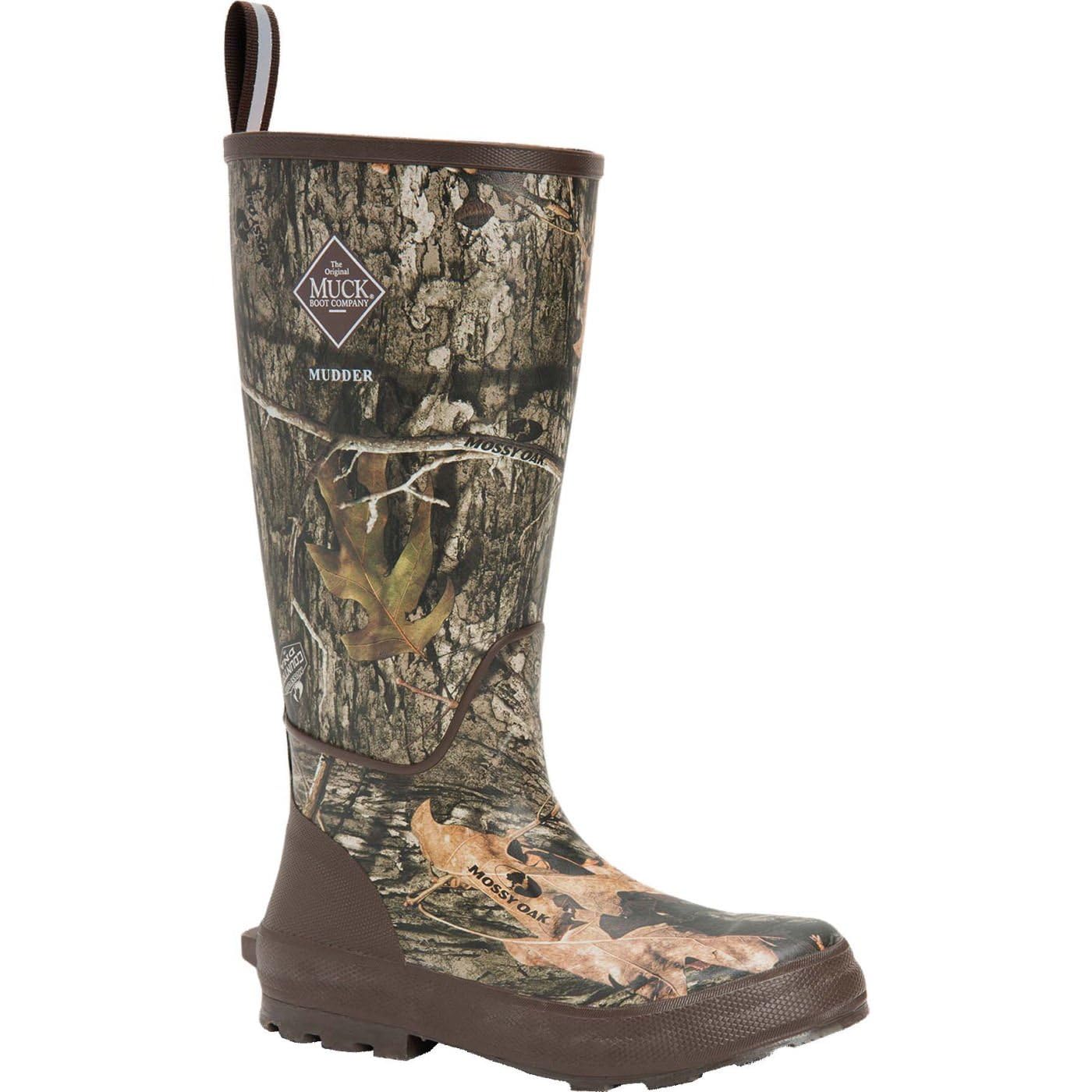 MUCK Men's Mudmdna Mudder Tall Waterproof Boots - Slip-Resistant Work & Outdoor Shoes for Hunting, Hiking & Farming