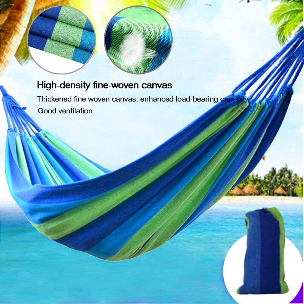 Best Portable Outdoor Hammock for Camping, Garden, Patio & Backyard - Lightweight & Durable Travel Hammock for Relaxing in Nature (Perfect for Beach, Park, Picnic & Backyard Lounging)