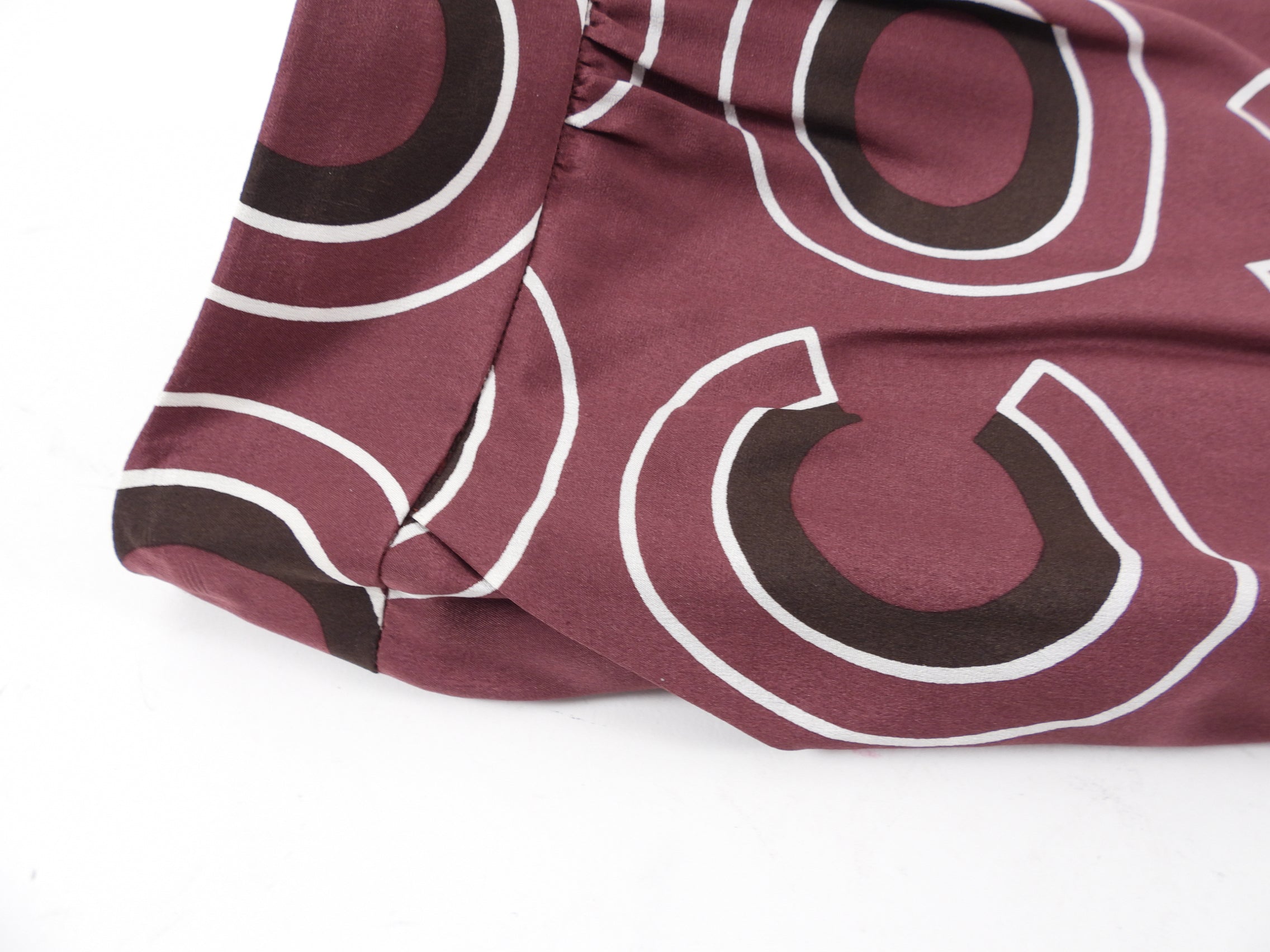 Chanel 01A Coco Logo Long Silk Skirt - Size FR38 / US6 / Small - Luxury Women's Fashion for Evening Parties & Special Occasions