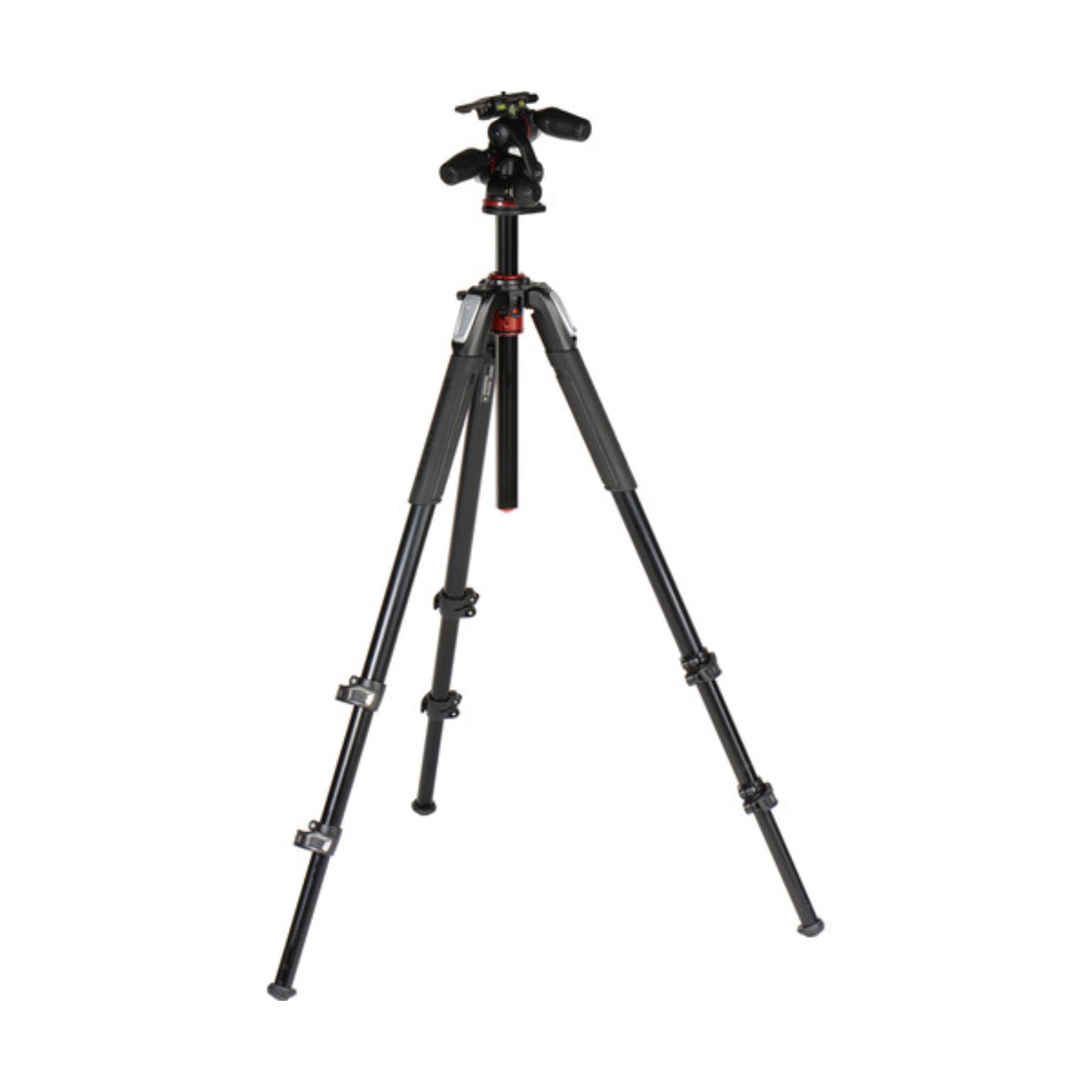 Manfrotto MK055XPRO3 3W Aluminum Tripod with 3-Way Pan/Tilt Head - Professional Camera Tripod for Photography, Videography & Travel - Stable Support for DSLR, Mirrorless & Video Cameras
