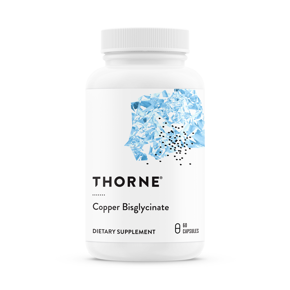 Thorne Copper Bisglycinate (M228) - Highly Absorbable Copper Supplement for Immune Support & Energy Production - Supports Brain Health & Collagen Formation - Ideal for Daily Wellness & Active Lifestyles
