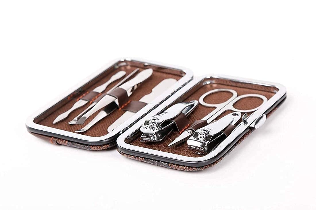 RD READYDEAL 7-in-1 Professional Grooming Kit - Manicure & Pedicure Set with Nail Clippers | Perfect for Home, Travel & Salon Use