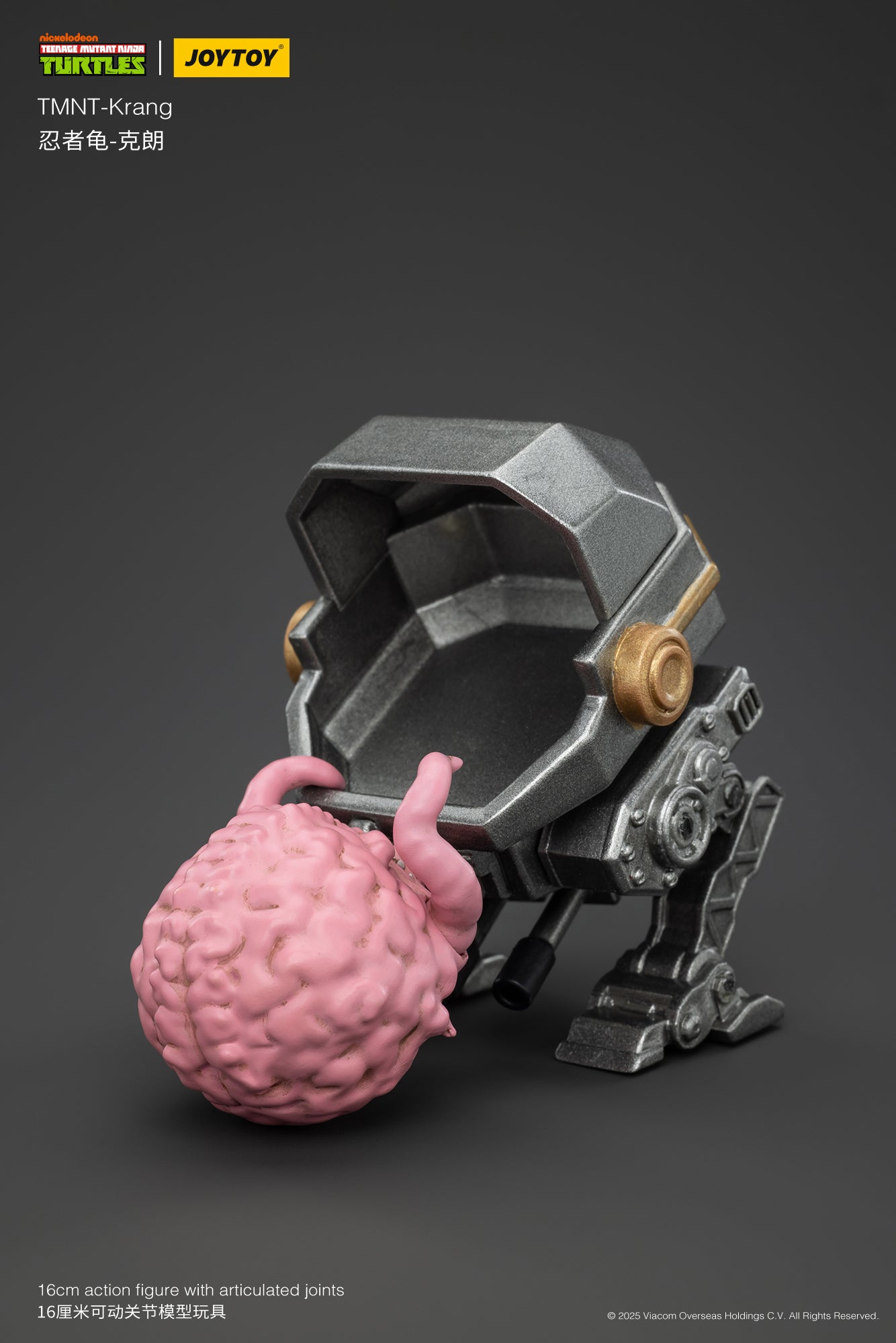 1/18 Scale JOYTOY TMNT Krang Action Figure - Collectible Ninja Turtles Villain Toy for Display & Play | Perfect Gift for TMNT Fans & Collectors
