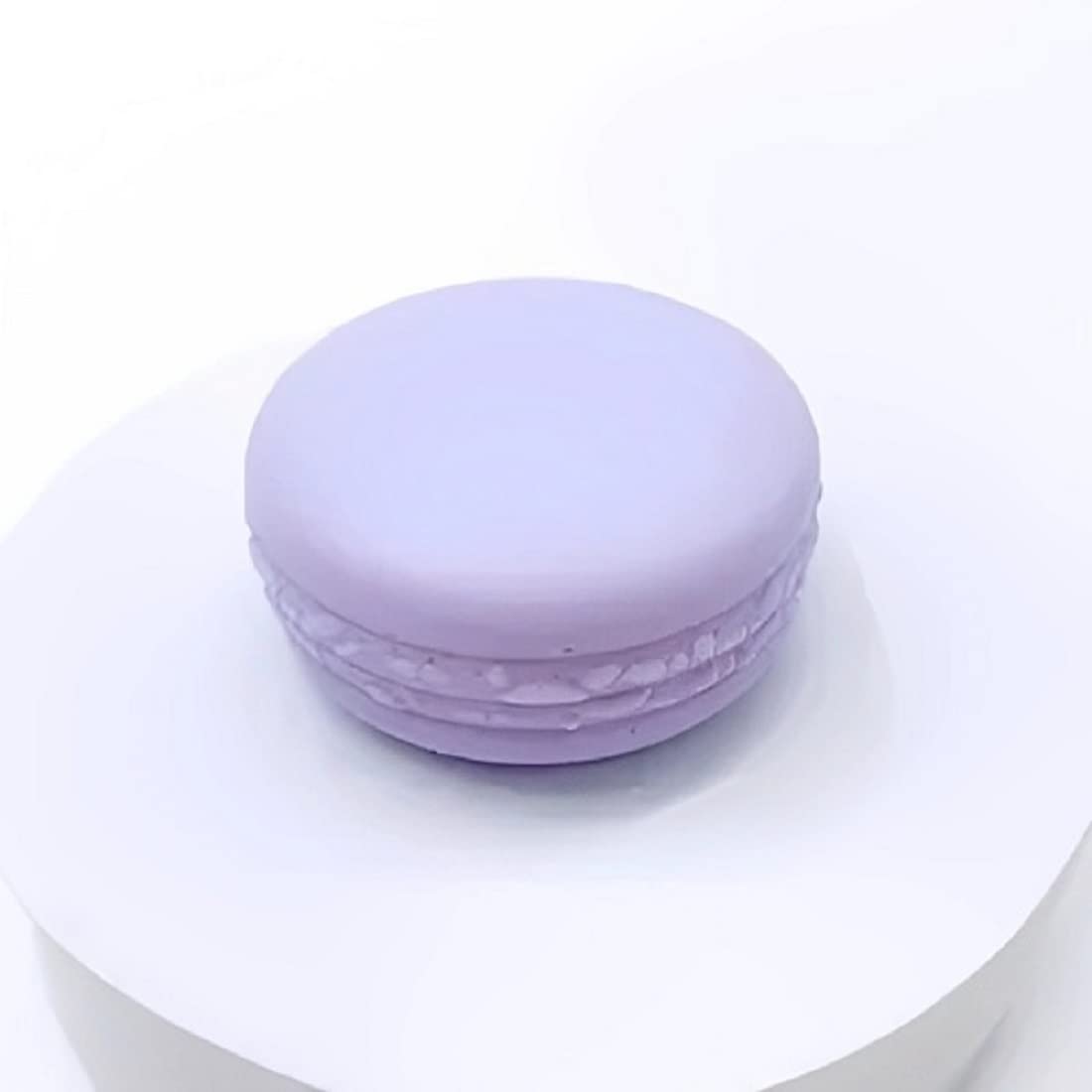 Refillable Macaron-Shaped Lip Balm Containers - 6 Pack Cute Empty Plastic Lip Balm Tubes for DIY Cosmetics (Purple) | Perfect for Homemade Lip Care, Travel Essentials & Gift Packaging