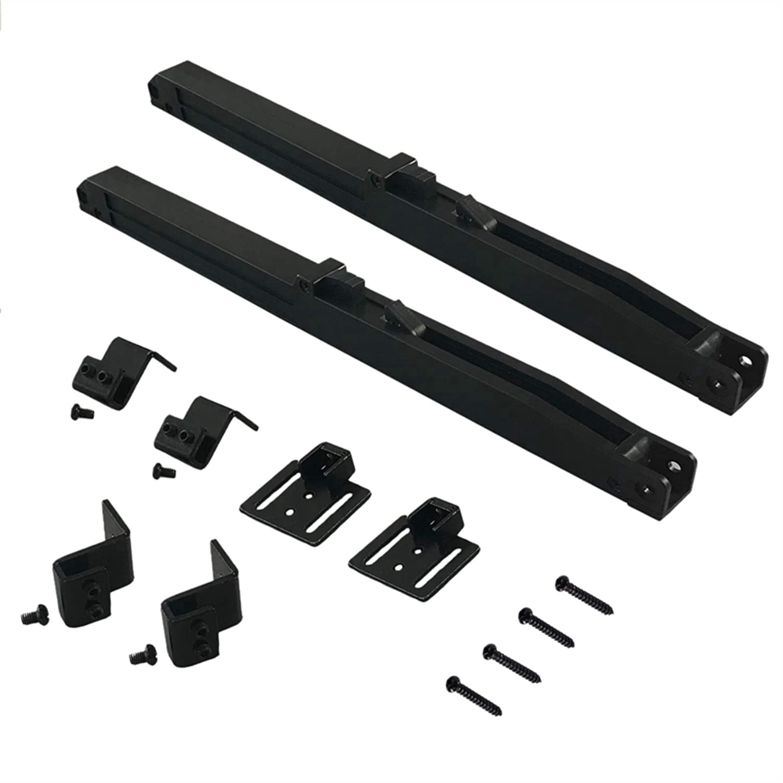 Soft Close Door Stopper for Sliding Barn Doors - Adjustable Spring Buffer Damper Mechanism - Universal Fit for All Door Types (Black) - Perfect for Home, Office & Commercial Spaces