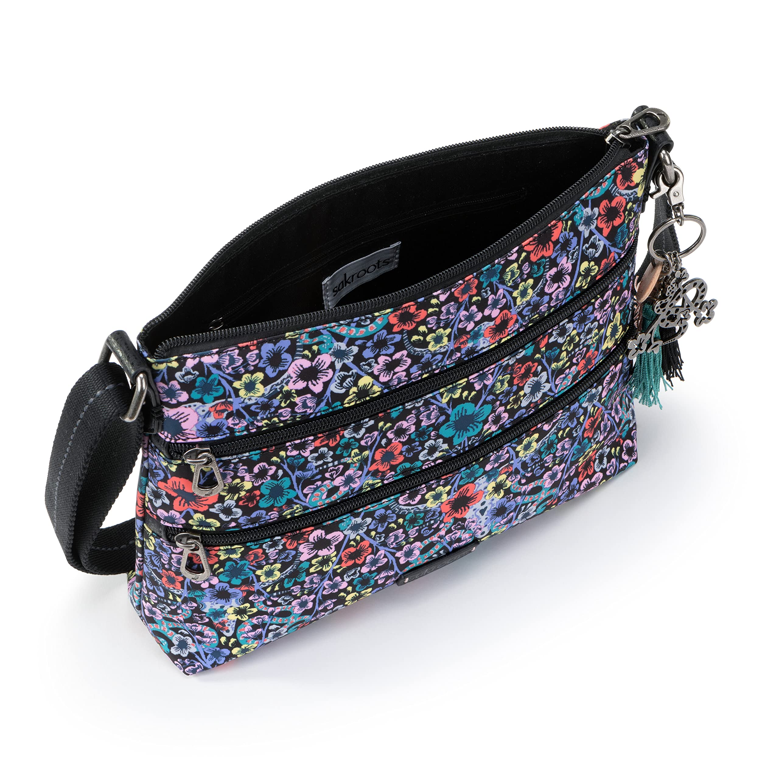 Eco-Friendly Sakroots Crossbody Bag for Women - Lightweight & Stylish Twill Shoulder Purse - Perfect for Travel, Shopping & Everyday Use