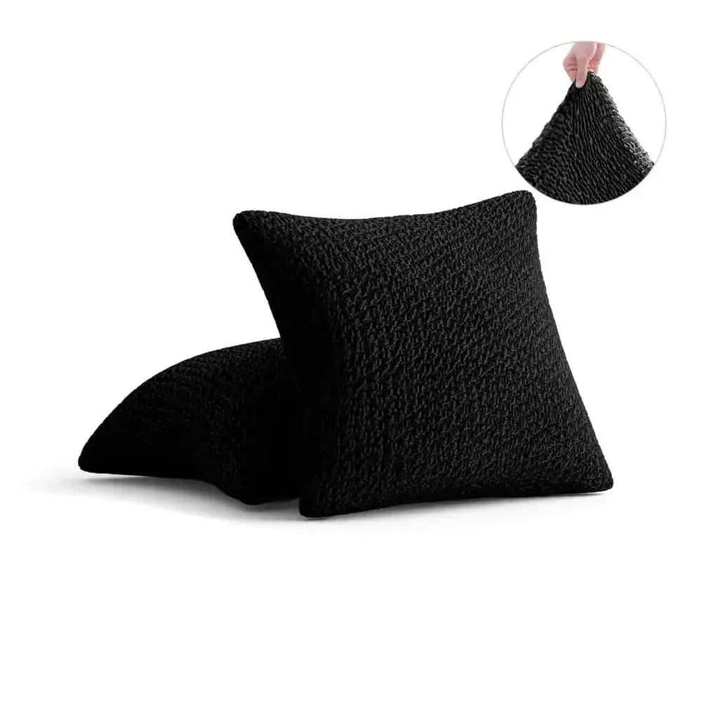 2 Pack Velvet Pillow Slipcovers 16x16 Inches - Soft Luxury Cushion Covers for Sofa, Bed & Home Decor - Perfect for Living Room, Bedroom & Cozy Spaces