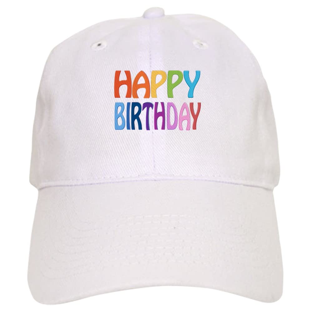 Happy Birthday Baseball Cap - Colorful & Fun Adjustable Hat for Men & Women - Perfect for Parties, Celebrations & Gifts