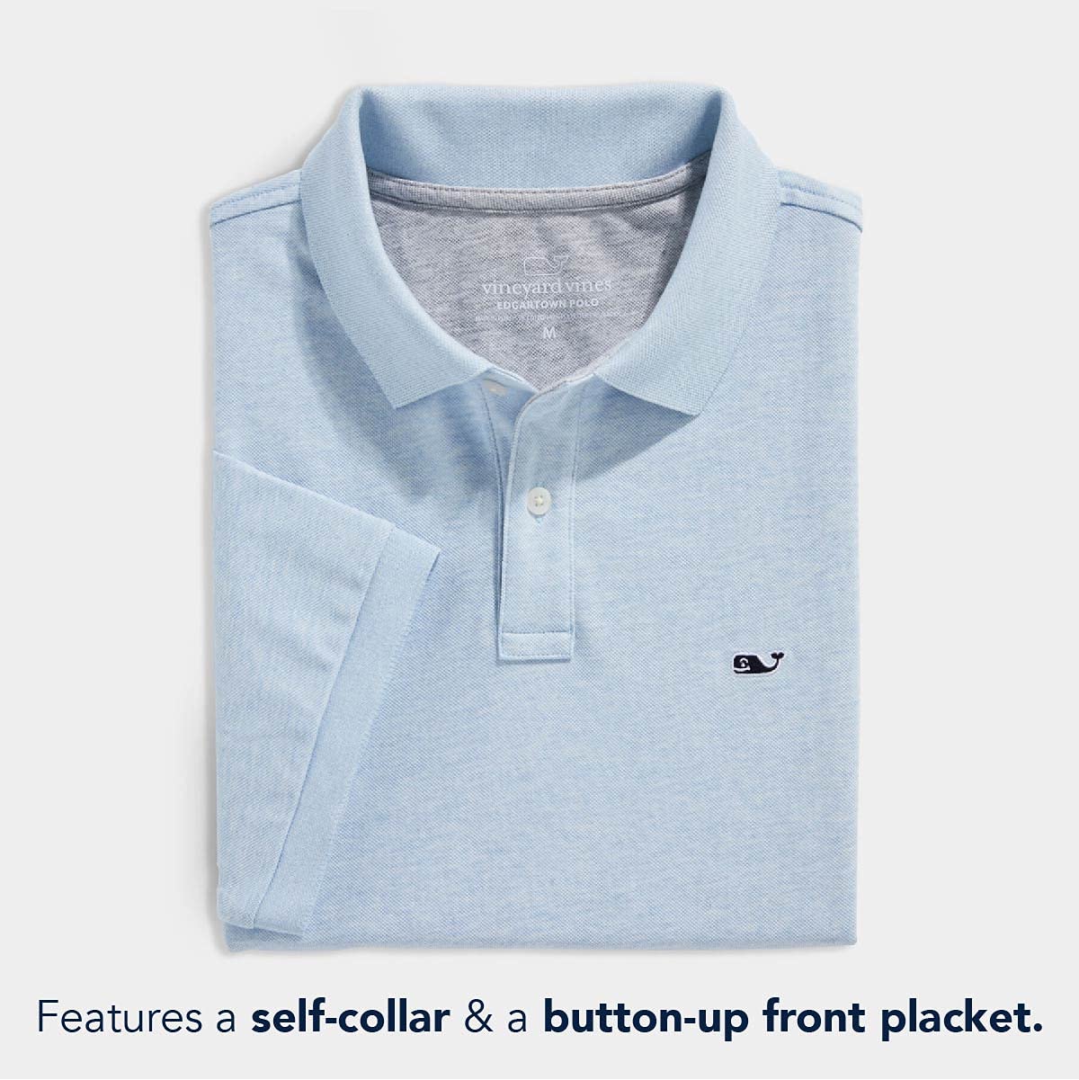 Vineyard Vines Men's Edgartown Pique Polo Shirt - Classic Fit, Breathable Cotton, Short Sleeve Casual Top for Golf, Work & Summer Outings