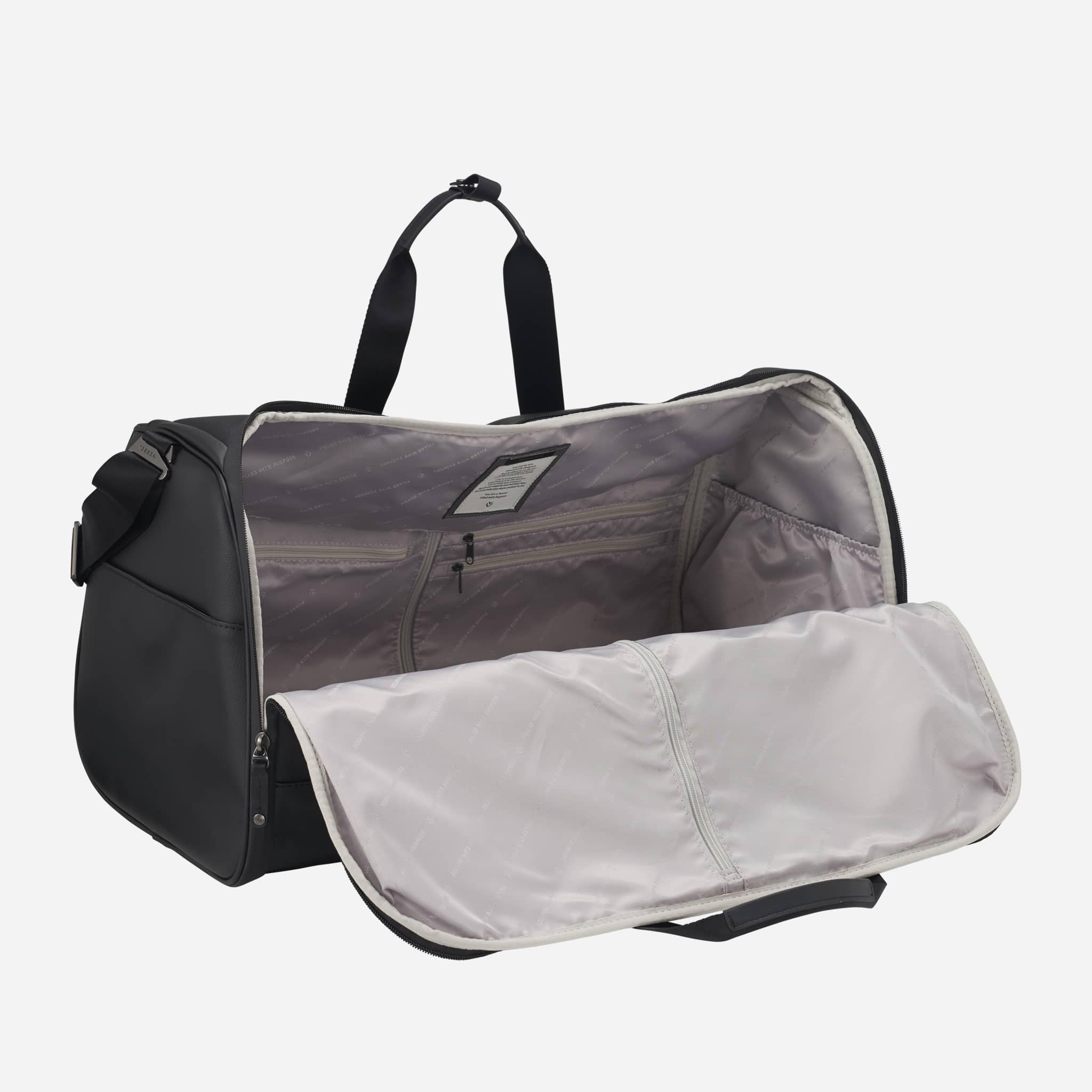 Premium Signature Garment Duffel Bag - Large Travel Duffel for Gym, Work & Weekend Trips - Durable Waterproof Carryall with Shoulder Strap - Perfect for Sports, Business Travel & Outdoor Adventures