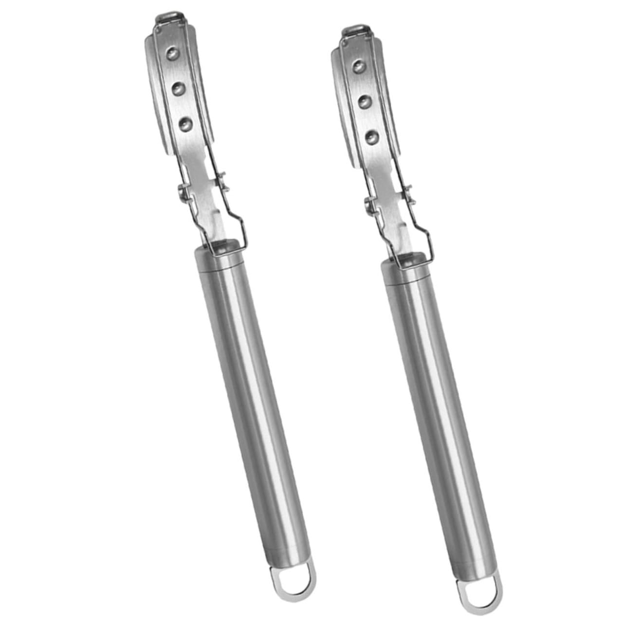 4 Pcs Stainless Steel Razor Holder & Hair Remover Tool for Kitchen Meat Prep