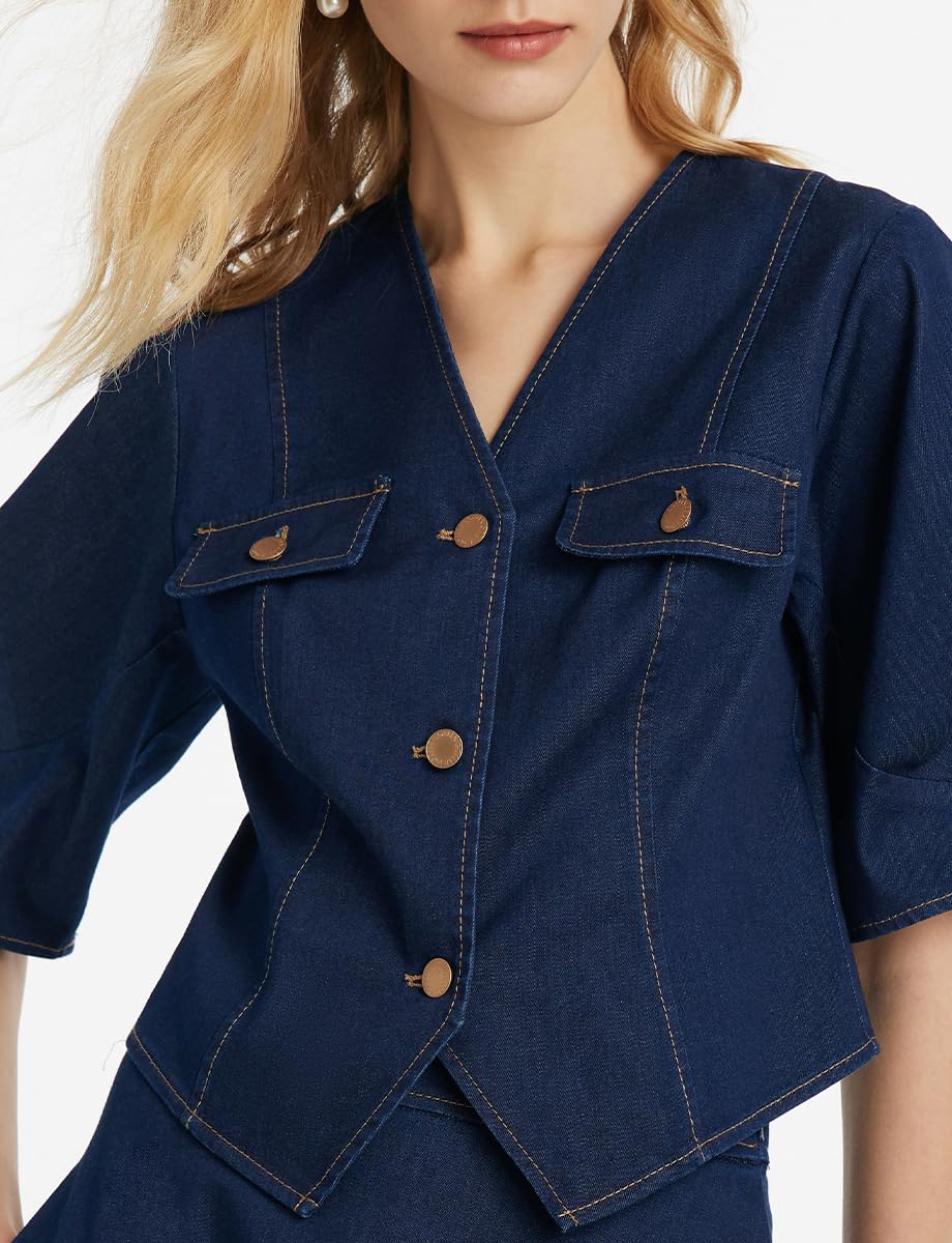 Stylish 2-Piece Outfits for Women - Casual Tops & A-Line Midi Skirt Sets | Spring/Fall Suits & Outerwear | Perfect for Work, Dates & Weekend Outings