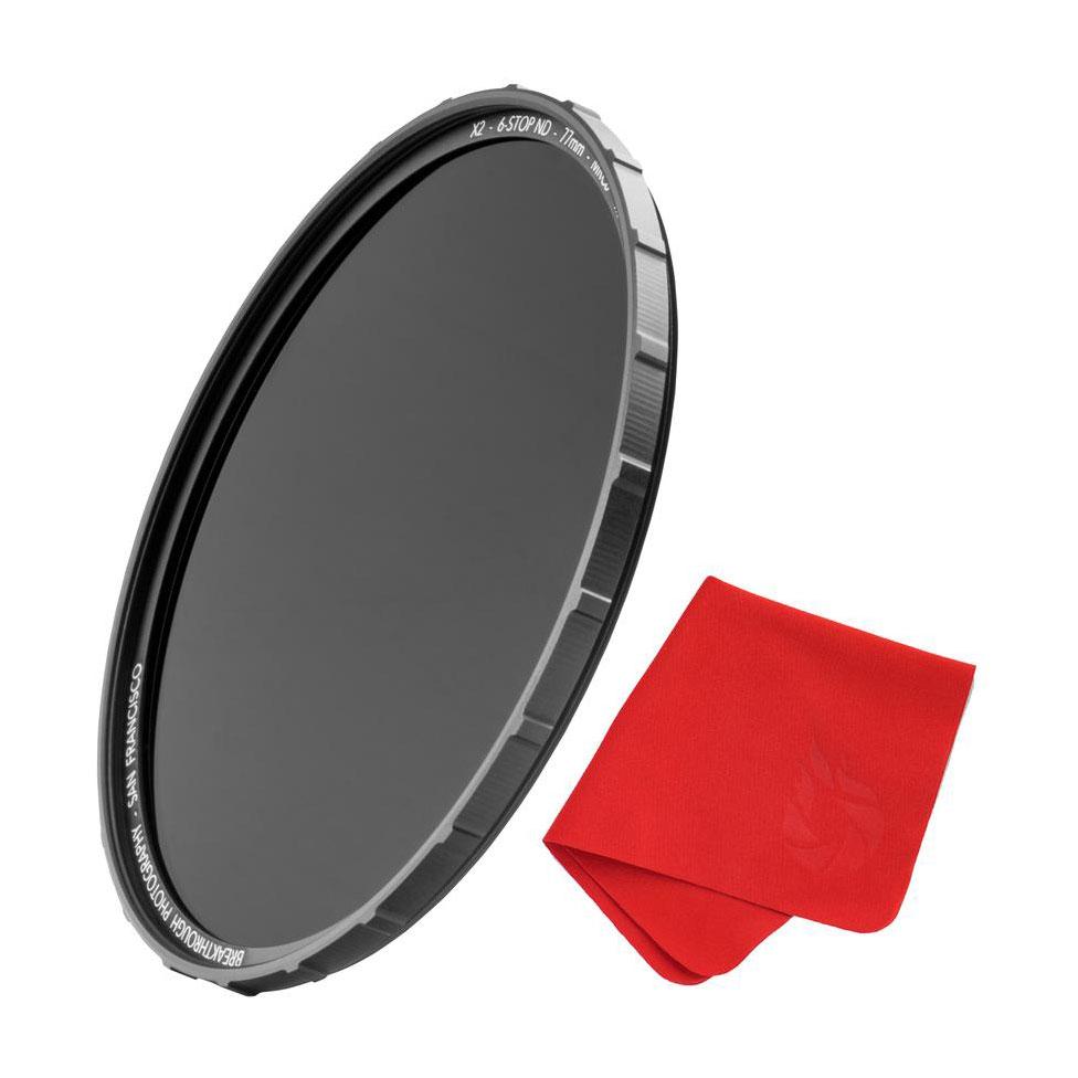 Breakthrough Photography 82mm X2 Neutral Density 1.8 Filter (6 Stop) - Professional ND Filter for DSLR & Mirrorless Cameras - Perfect for Long Exposure, Landscape & Portrait Photography