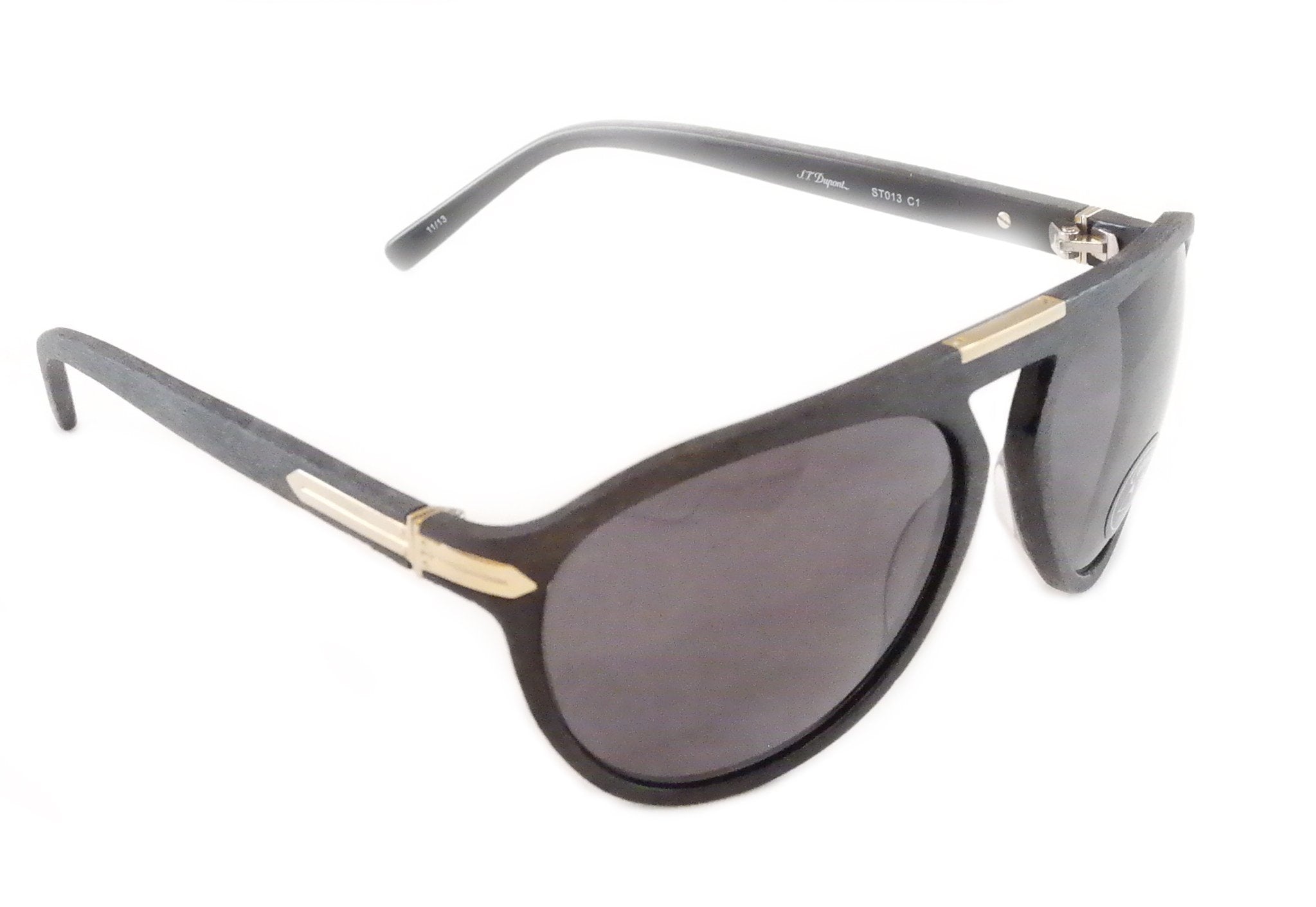 S.T. Dupont ST013 Polarized Sunglasses for Men & Women - 100% UV Protection, Lightweight Plastic Frame, 3 Interchangeable Lenses (58-17-135) - Perfect for Driving, Outdoor Sports & Travel