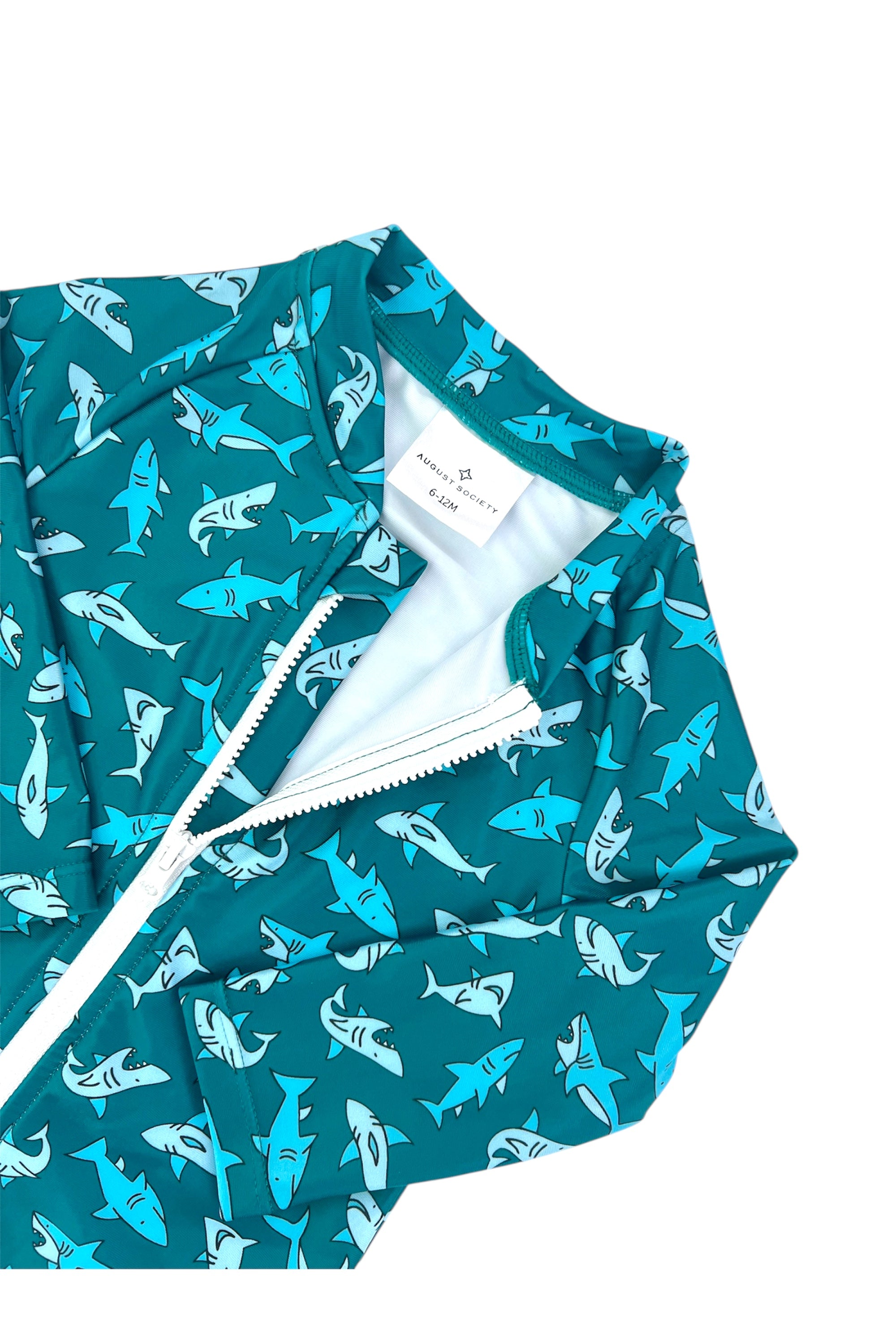 Baya Baby Swimsuit with Shark Design - UV Protection Swimwear for Toddlers & Infants - Perfect for Beach, Pool & Summer Water Play