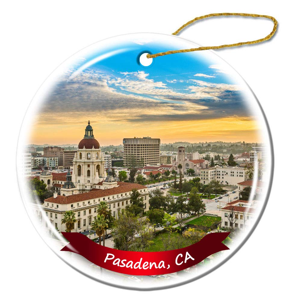 Pasadena California Christmas Ornament - 3