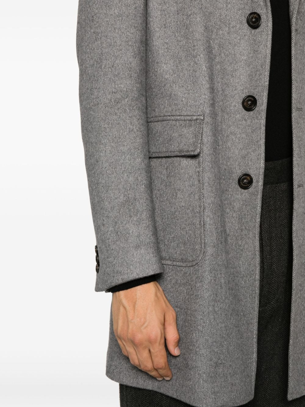 Colombo Coats Grey - Premium Winter Jacket for Men & Women - Stay Warm in Cold Weather for Outdoor Activities