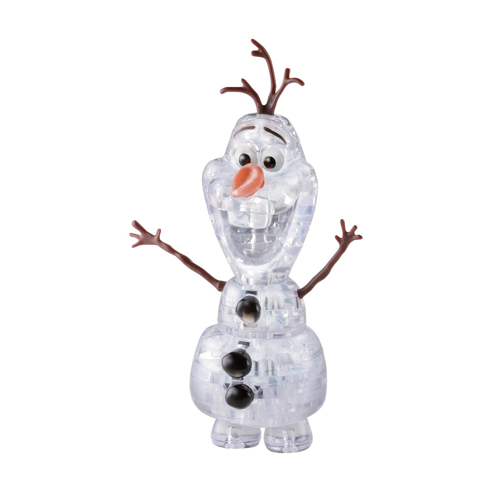 Disney Frozen II Olaf 3D Crystal Puzzle - 39 Piece Brain Teaser for Kids & Adults | Fun Family Game Night & Disney Collectible Gift