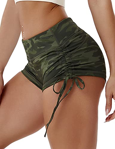 Adjustable Side Ties Green Camo