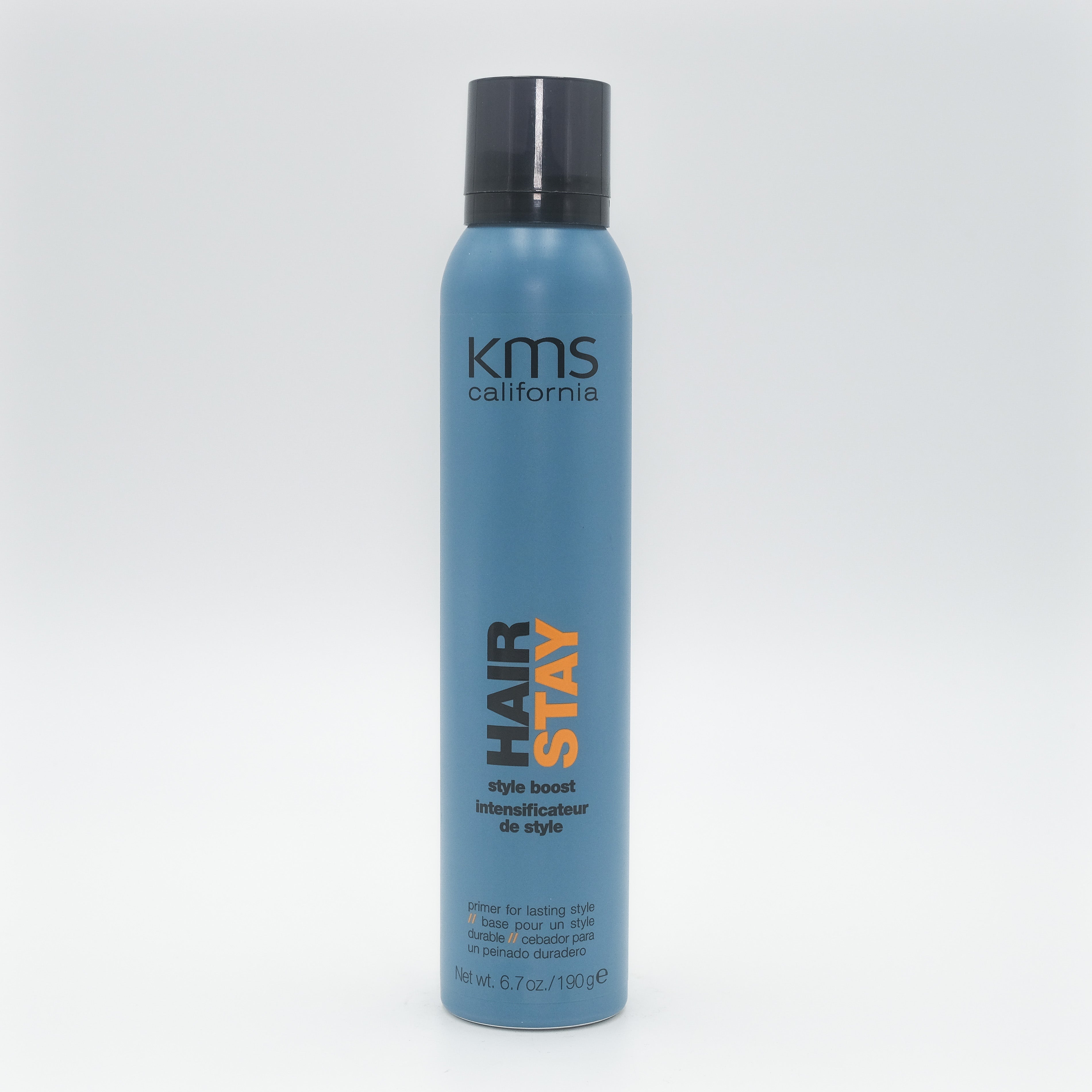 KMS Hair Stay Style Boost Hairspray 6.7 oz - Strong Hold, Shine & Frizz Control for All Hair Types - Perfect for Daily Styling, Special Occasions & Professional Salon Use
