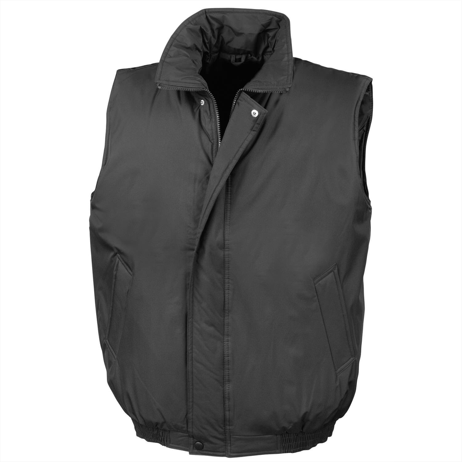 Men's Red Padded Body Warmer Vest - Lightweight Insulated Winter Jacket for Outdoor Activities, Hiking & Casual Wear