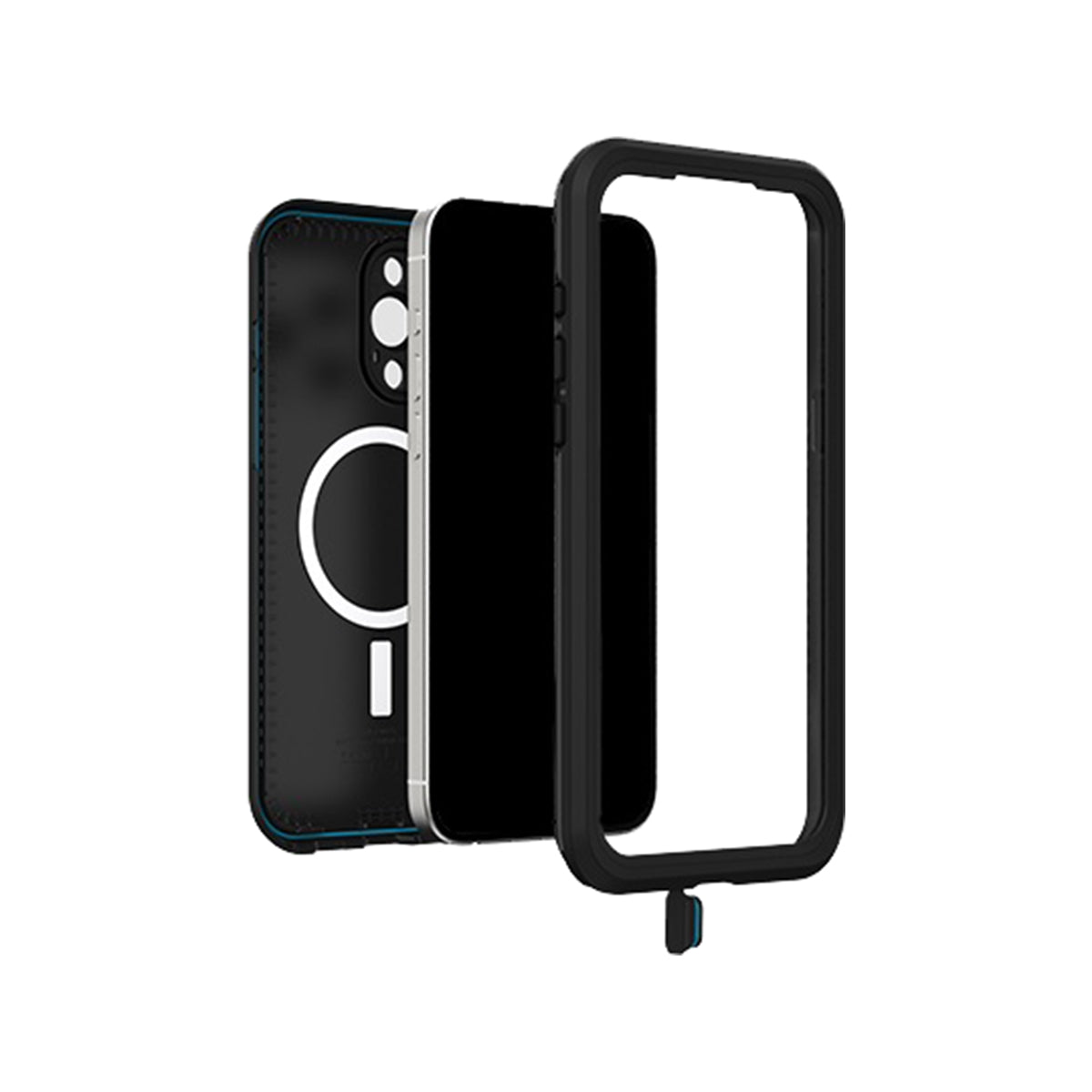 OtterBox Fre MagSafe Compatible iPhone 16 Pro Max Case - Shockproof Protective Cover with Wireless Charging Support (Black) | Perfect for Outdoor Adventures, Work & Daily Use