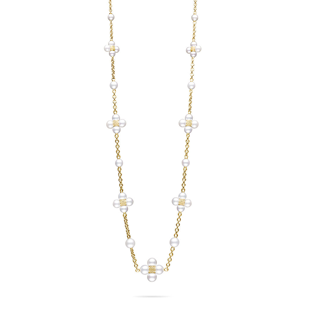 Paul Morelli Pearl Sequence Necklace - Elegant Pearl Jewelry for Women, Gift for Her, Wedding & Special Occasion Accessories
