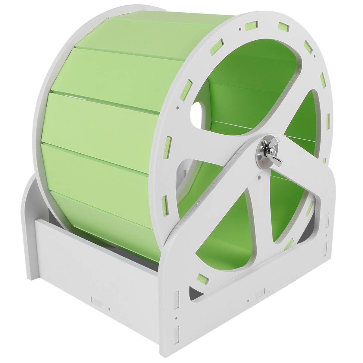 Balacoo 10-Inch Hamster Running Wheel - Small Animal Exercise Wheel for Hamsters, Gerbils, Rats & Pets - Silent Spinner Cage Accessory for Small Animal Cage - Perfect for Hamster Habitats & Play Areas