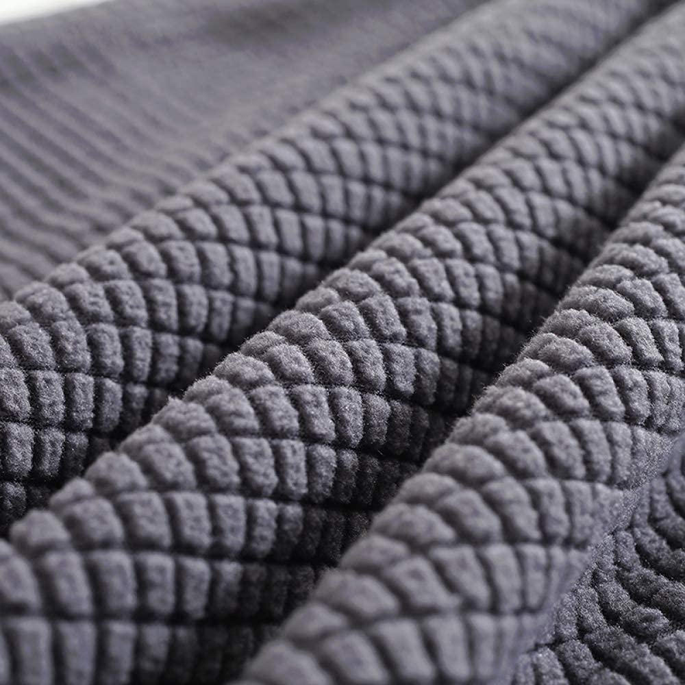 EFELIM Stretch Bed Headboard Slipcover for Queen, Full, Cal King Size Beds - Curved Upholstered Headboard Cover with Dustproof Protection (Deep Coffee, Fits 110-140cm/43-55in) - Perfect for Bedroom Makeover, Home Decor & Dust Protection