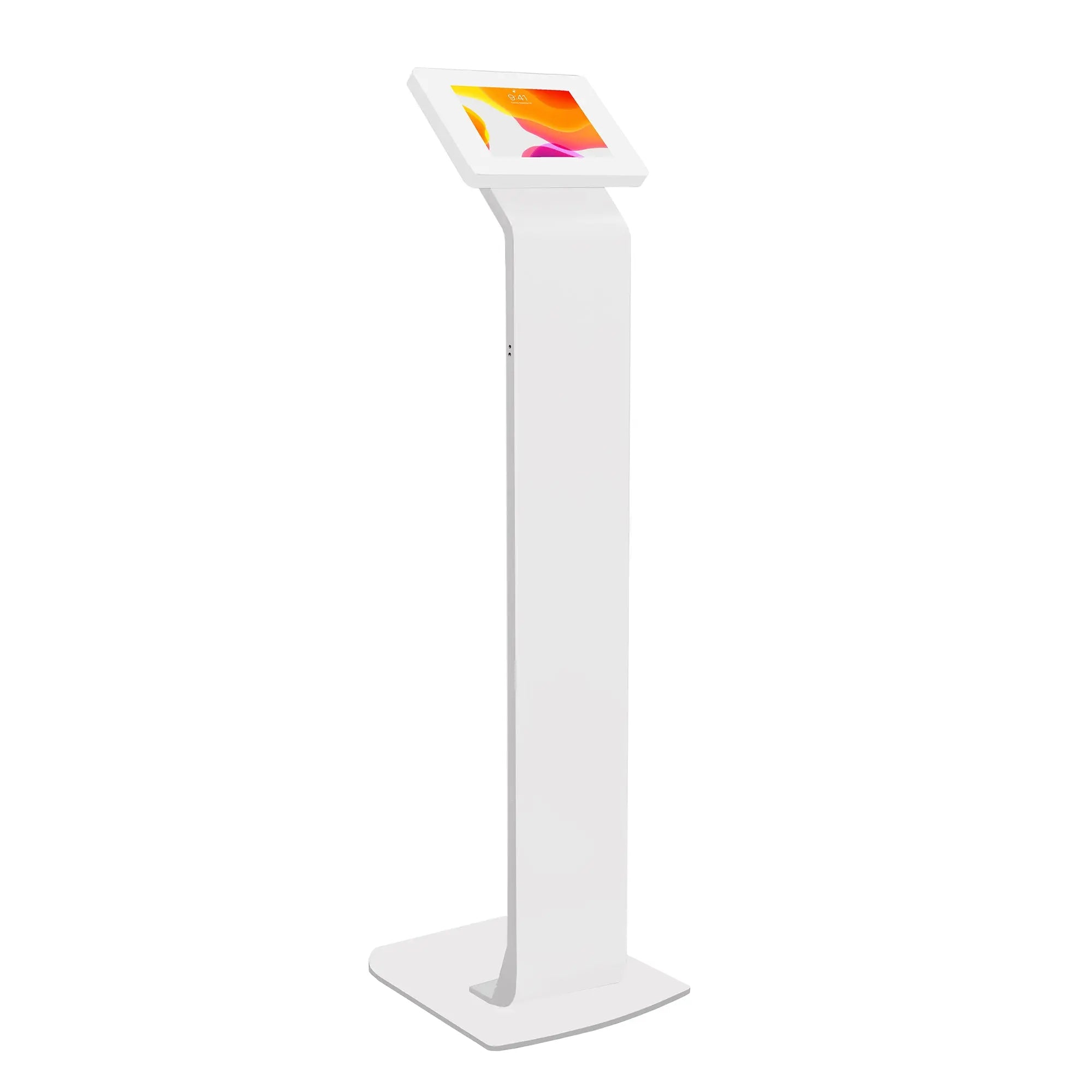 Premium Locking Floor Stand Kiosk - Secure Display Solution for Retail Stores, Exhibitions & Events | Durable & Adjustable Height for Advertising & Self-Service Terminals
