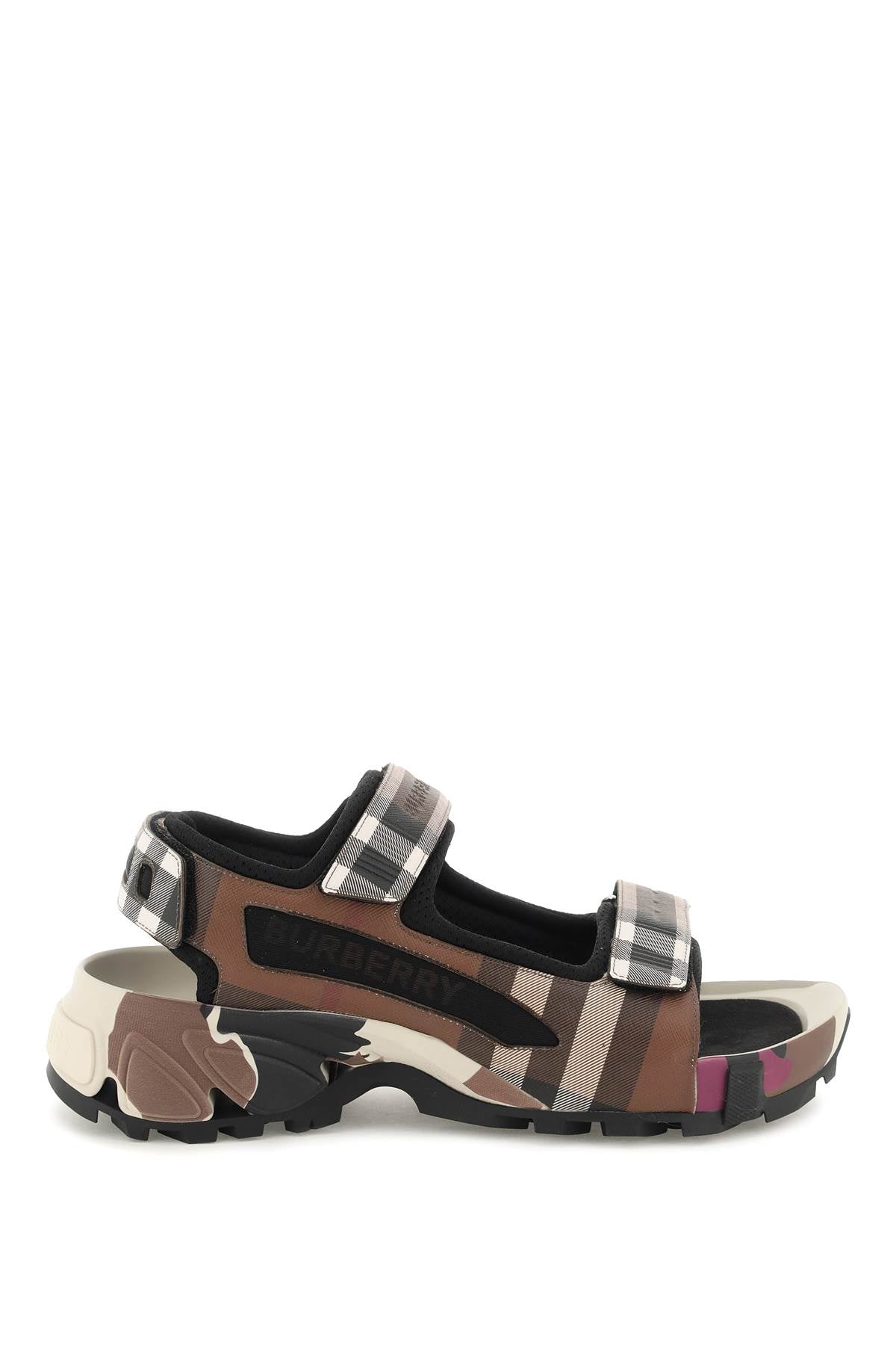 Burberry Arthur Check Sandals for Women - Classic Plaid Design Comfortable Summer Slide Sandals | Perfect for Beach, Vacation, and Casual Outings