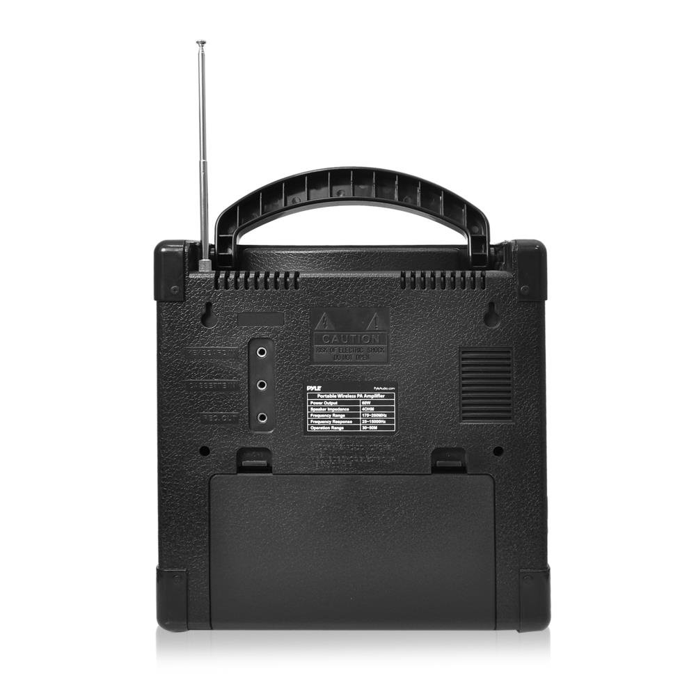 Pyle PWMA220BM Portable Outdoor PA Speaker System with Bluetooth, Rechargeable Battery, Belt Pack Transmitter & 3 Mics (Headset, Lavalier, Handheld) - Perfect for Outdoor Events, Parties, Public Speaking & Live Performances