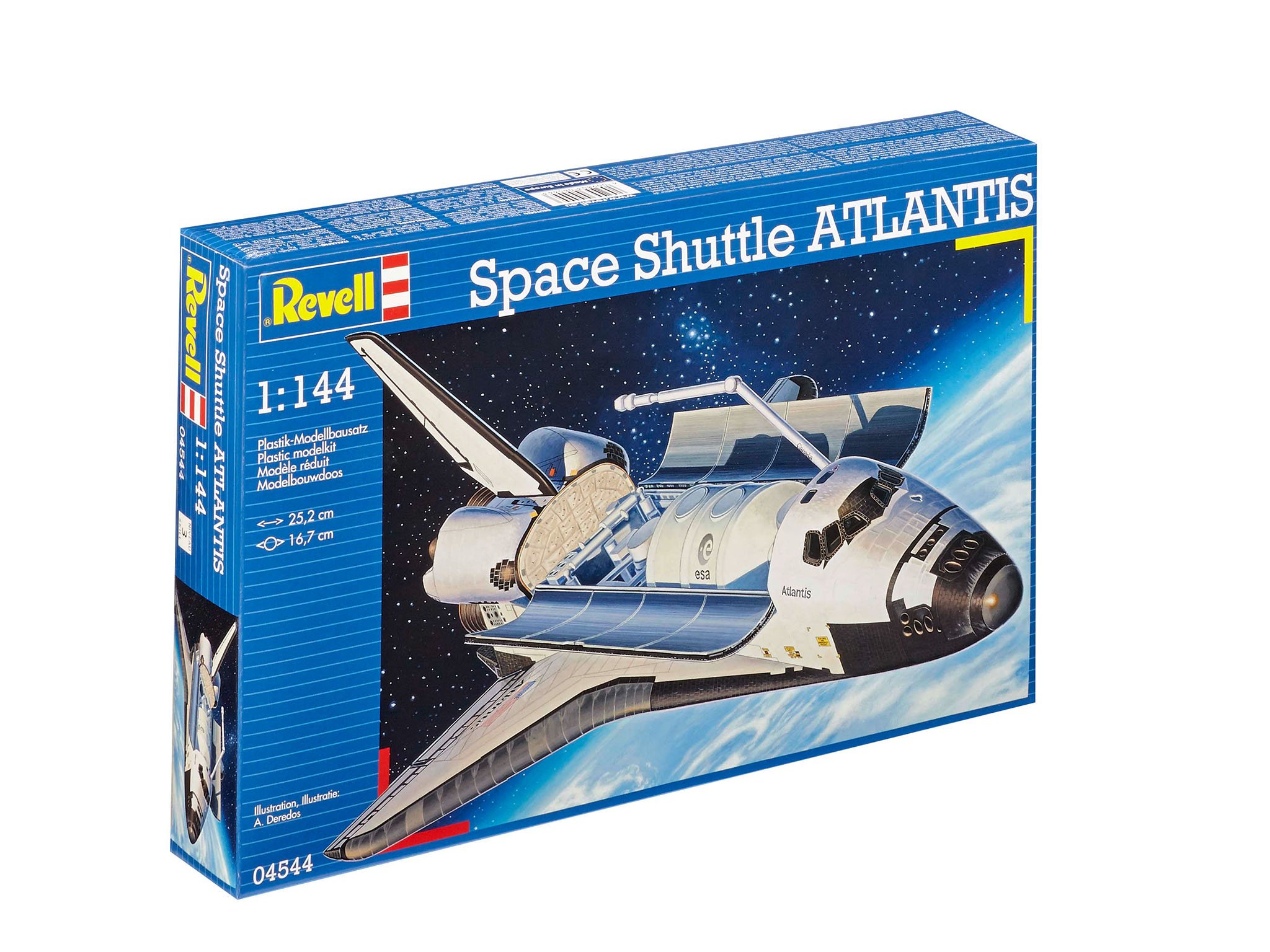 Revell 04544 Space Shuttle Atlantis Model Kit - NASA Spacecraft Building Set for Collectors & Hobbyists - Perfect for Home Display & STEM Education Projects