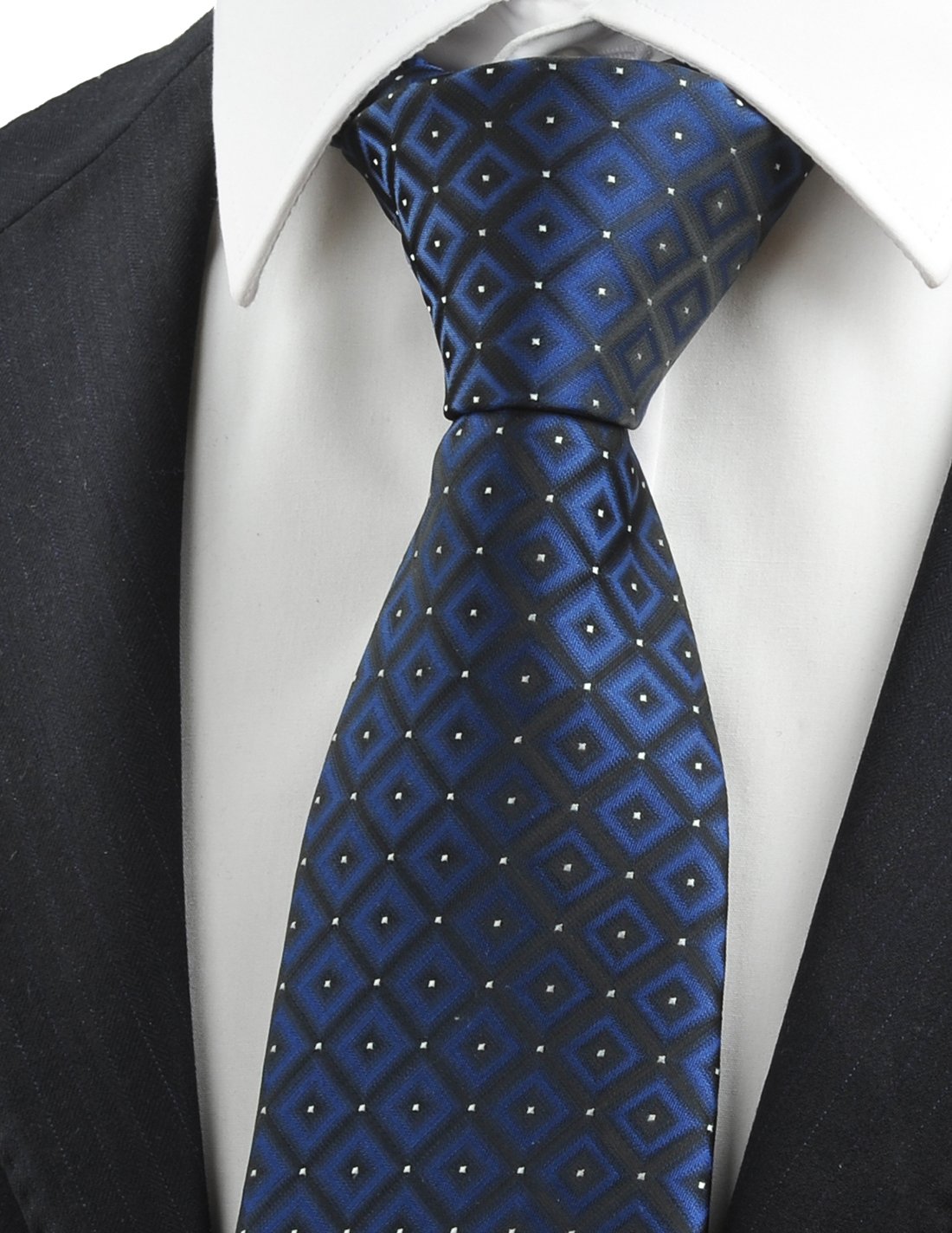 KissTies Boys Satin Necktie for Teens - Formal Silk Tie with Gift Box - Perfect for School, Weddings & Special Occasions