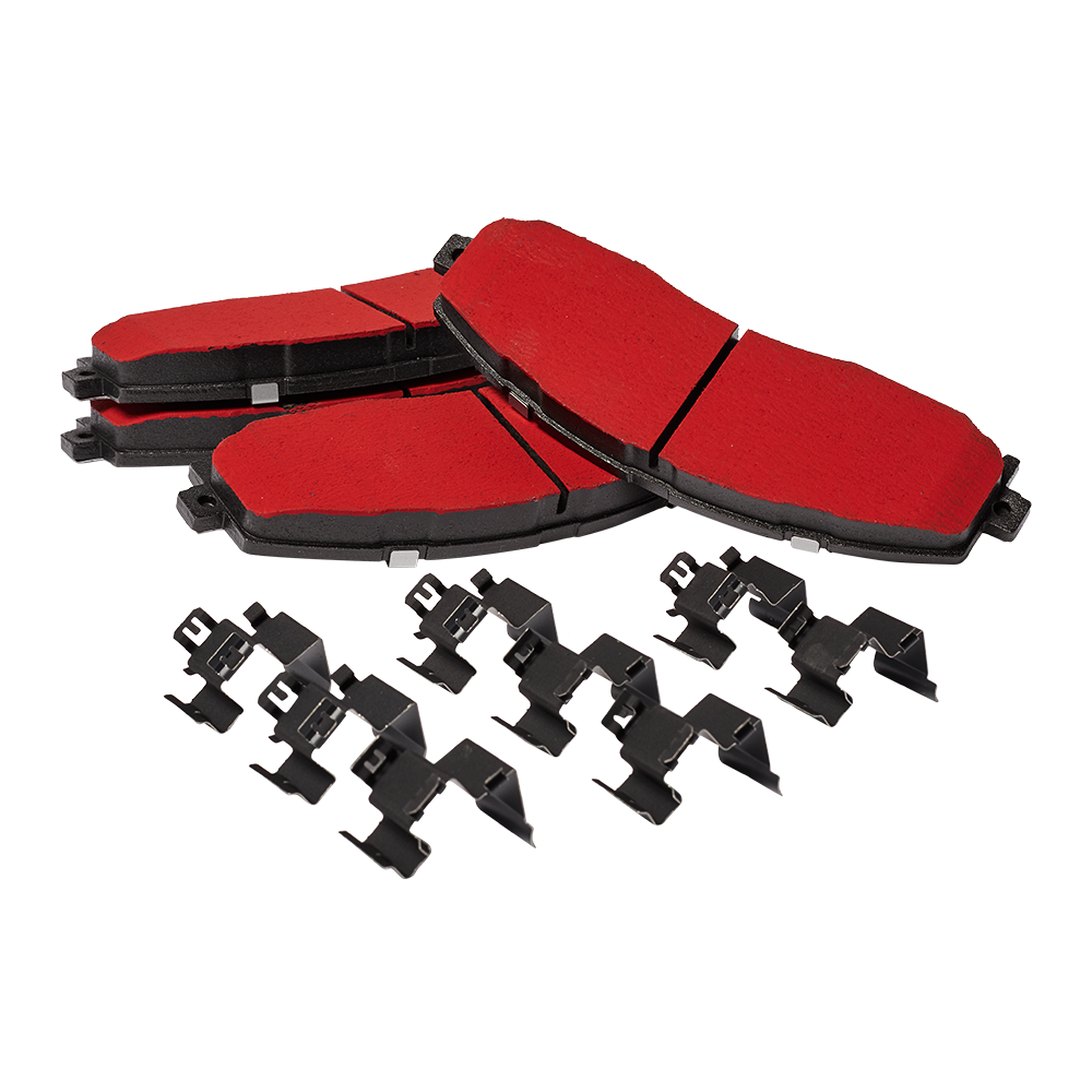 High-Performance Doc's Diesel Ford 6.7L Powerstroke Front & Rear Brake Pads Kit - Carbon Fiber Enhanced for 2013-2022 Models - Perfect for Heavy-Duty Towing & Off-Road Adventures