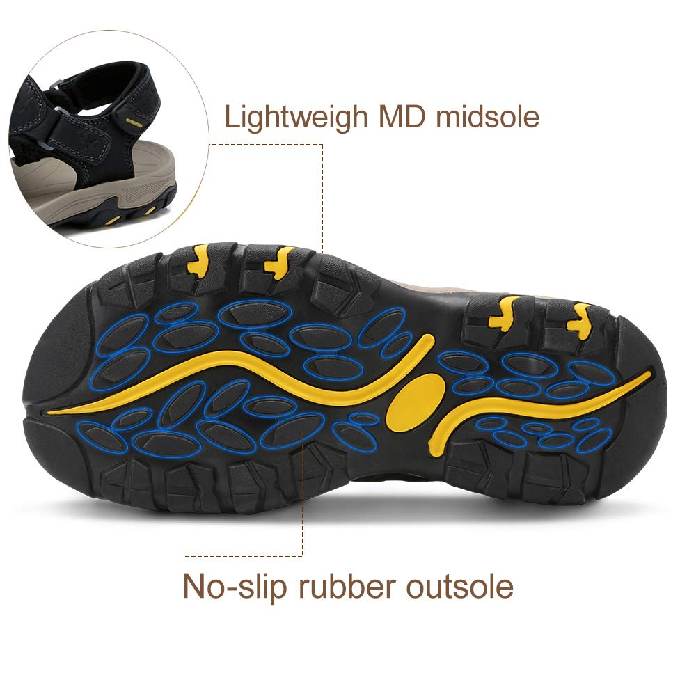 CAMEL CROWN Men's Waterproof Hiking Sandals - Outdoor Beach Sport for Summer