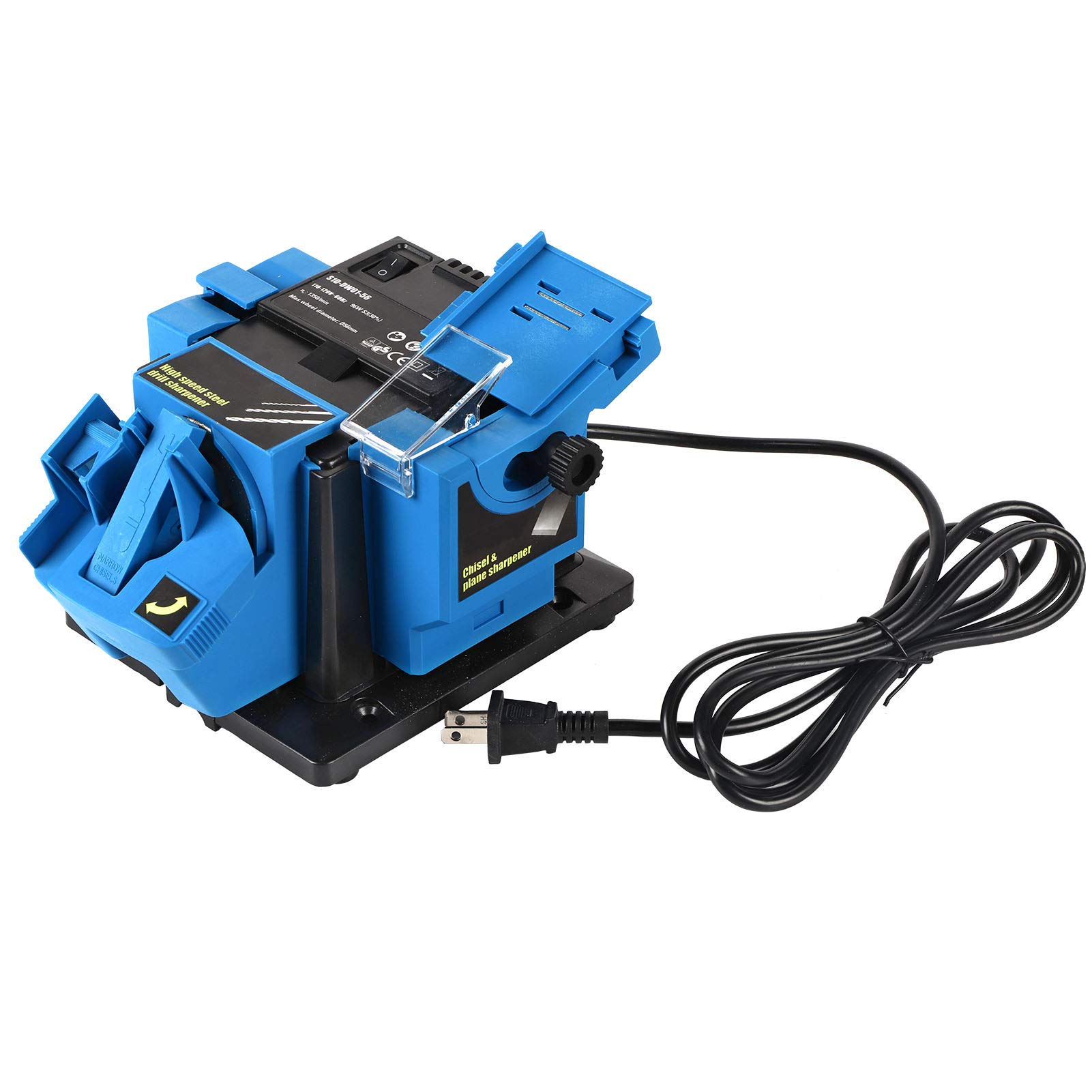 Multifunctional Electric Sharpener for Knives, Scissors, Drill Bits & Planer Blades - 110V US Plug - Perfect for Home, Workshop & DIY Projects