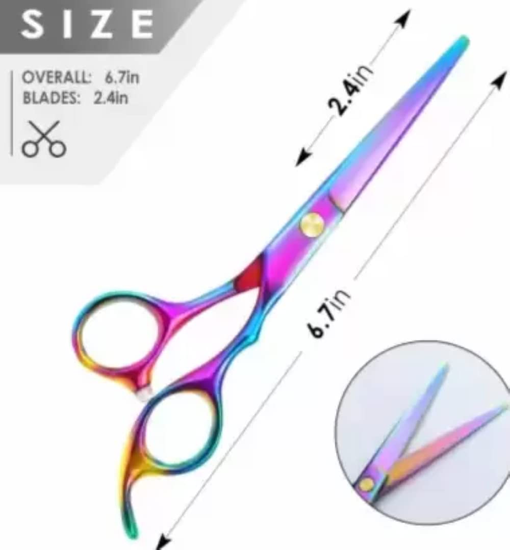 Professional Hair Cutting Scissors & Shears - Sharp Barber Shears for Precision Hair Trimming, Styling & Salon Use | Perfect for Hairstylists, Barbers & Home Haircuts